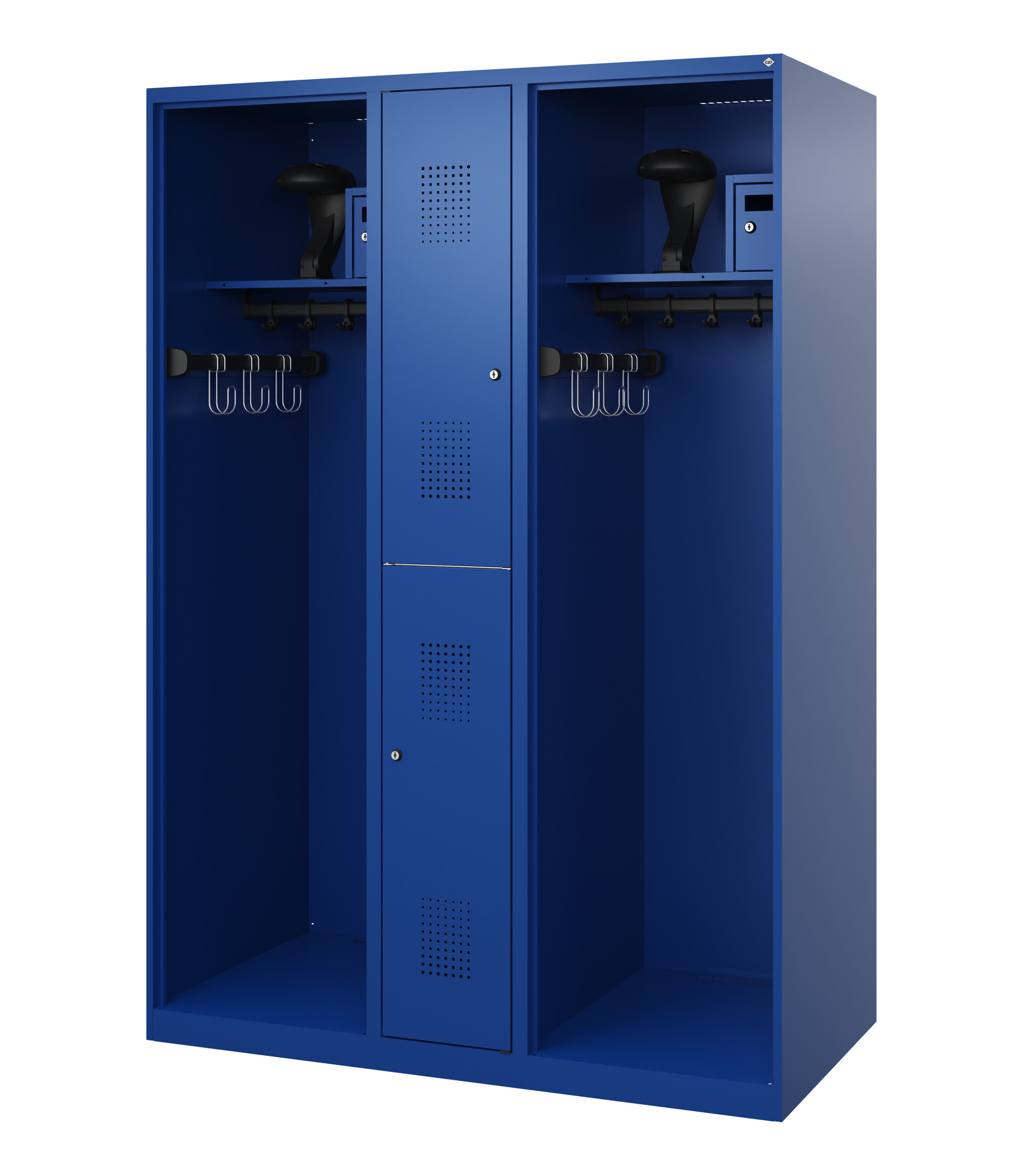 C+P Feuerwehrspind Maxi, 2 Fächer, 1850x1300x600mm