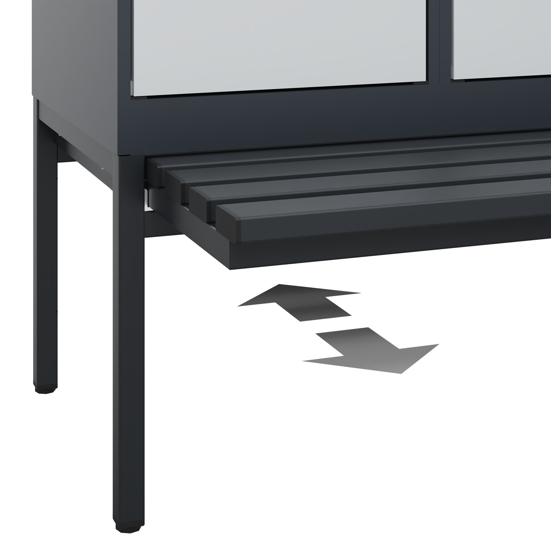 C+P Spind Evolo PLUS, Bank, 3 Abteile, 1950x1200x815mm