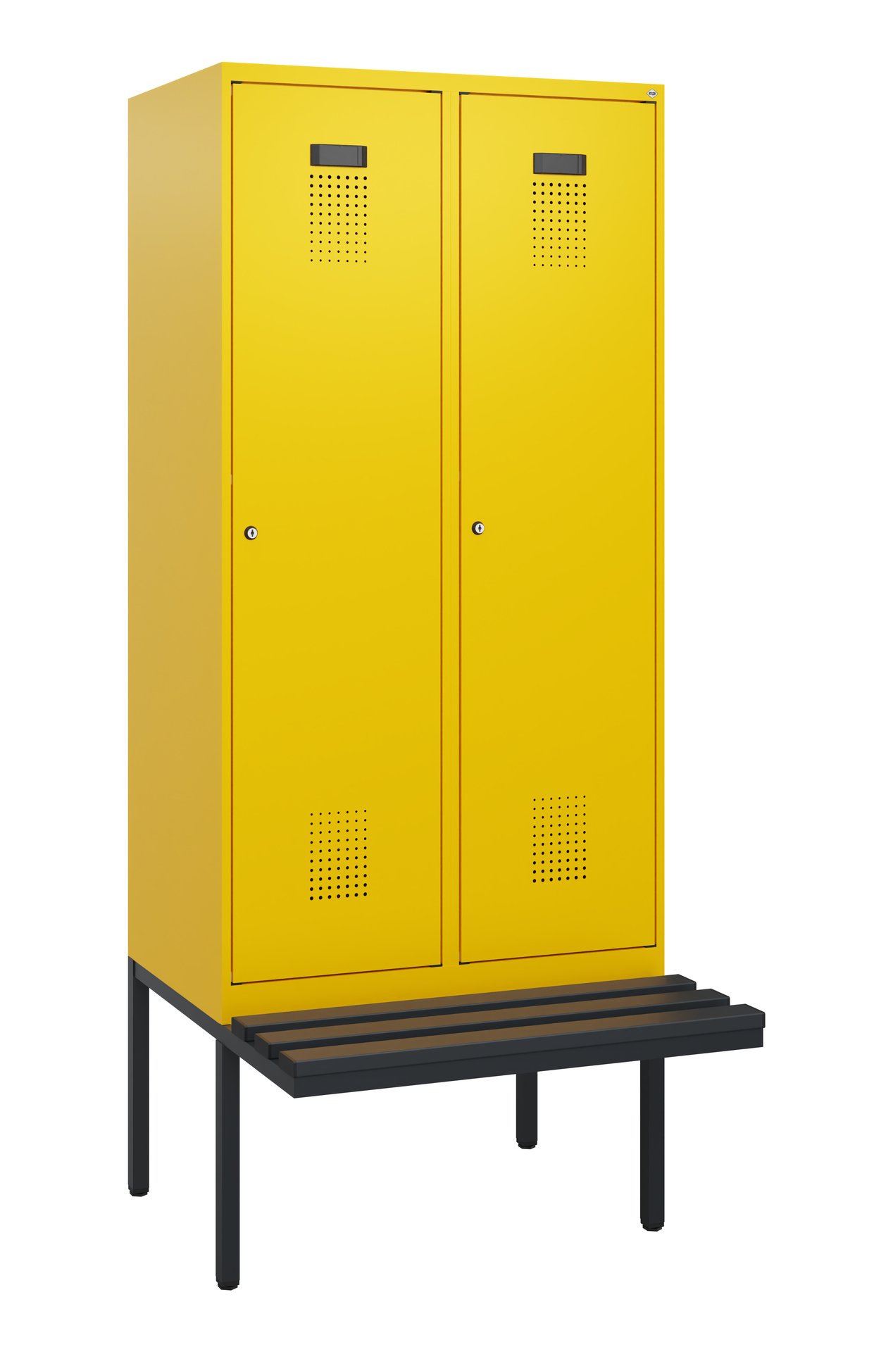 C+P Spind Evolo PLUS, Bank, 2 Abteile, 1950x800x81