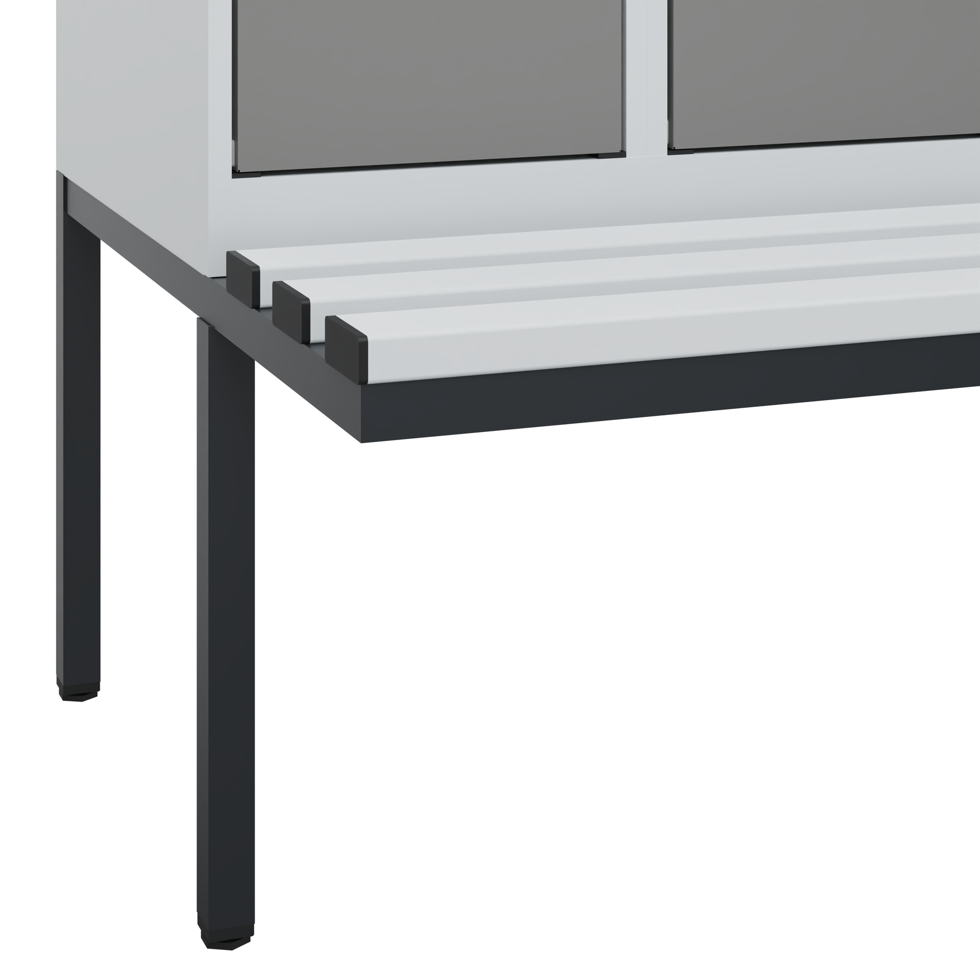 C+P Spind Evolo PLUS, Bank, 2 Abteil, 2120x600x815