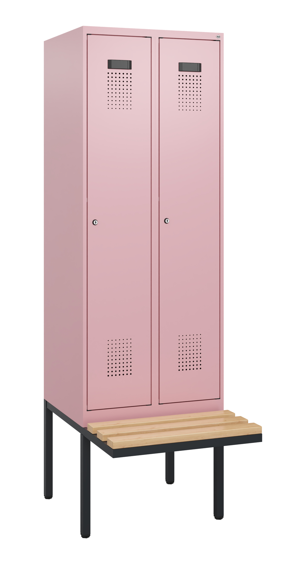 C+P Spind Evolo PLUS, Bank, 2 Abteile, 1950x600x81