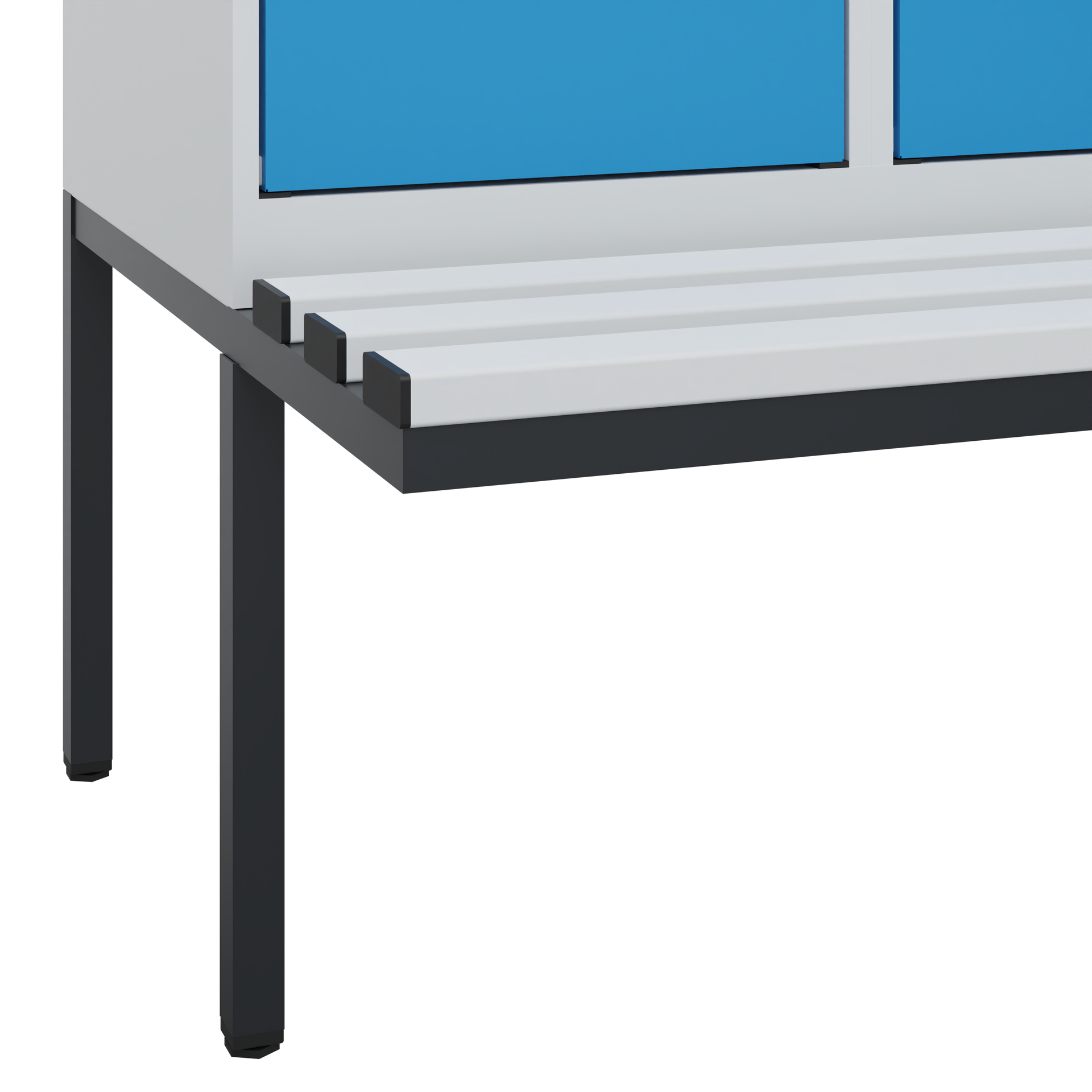 C+P Spind Evolo PLUS, Bank, 3 Abteile, 1950x1200x8