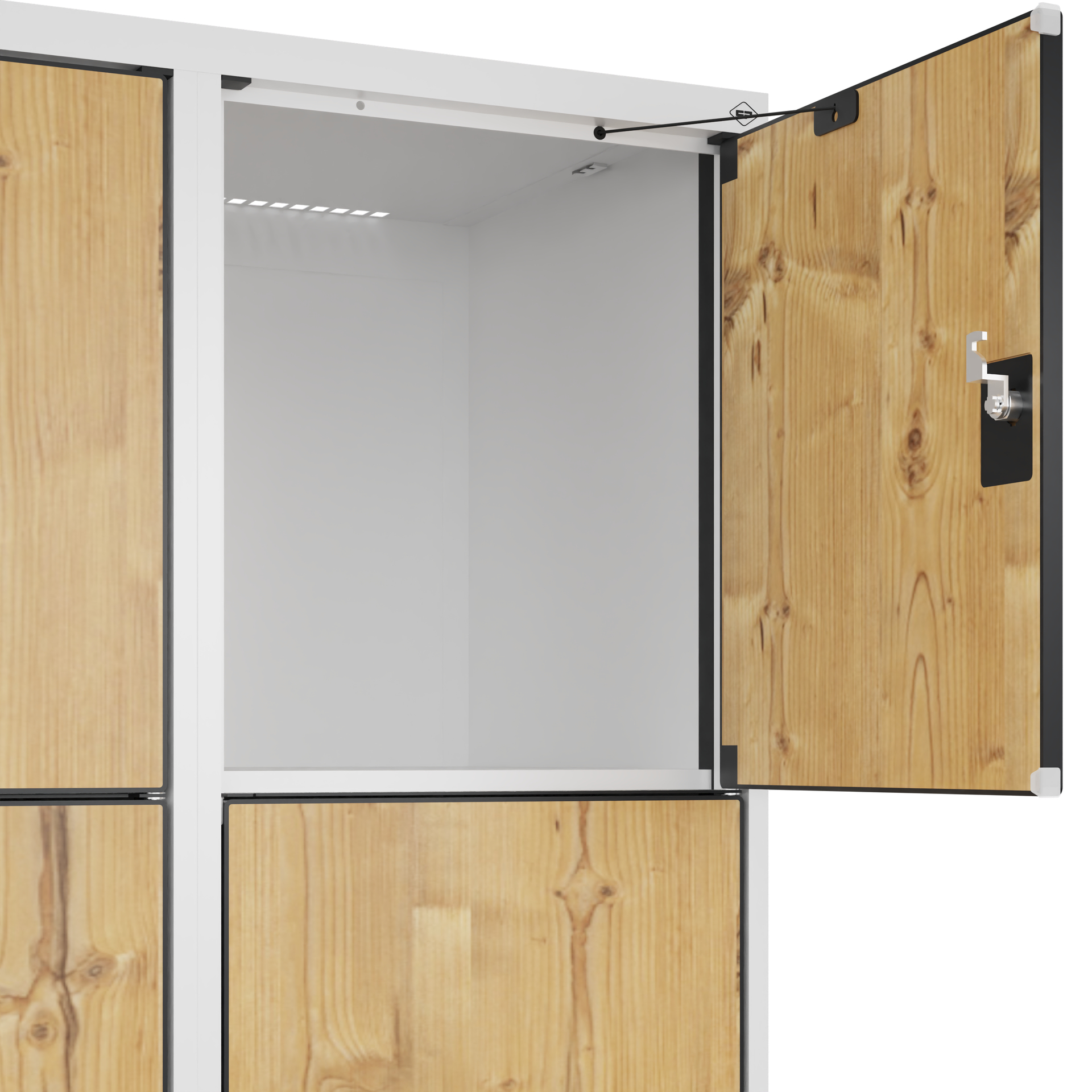 C+P Schlie�fachschrank Evolo PLUS, 8 F�cher, 1850x800x500mm