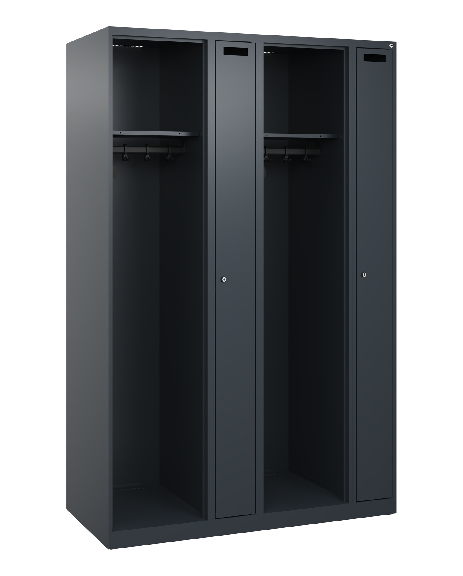 C+P Feuerwehrspind Kombi, 2 Abteile, 1850x1200x500