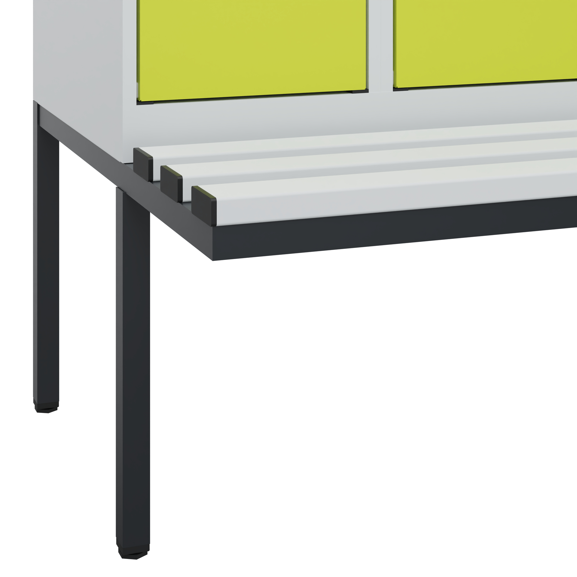 C+P Spind Evolo PLUS, Bank, 4 Abteile, 1950x1200x8