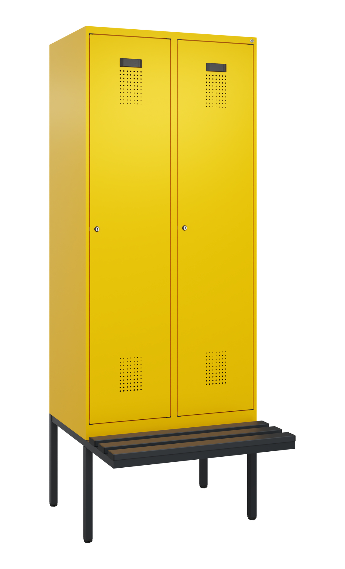 C+P Spind Evolo PLUS, Bank, 2 Abteile, 2120x800x81