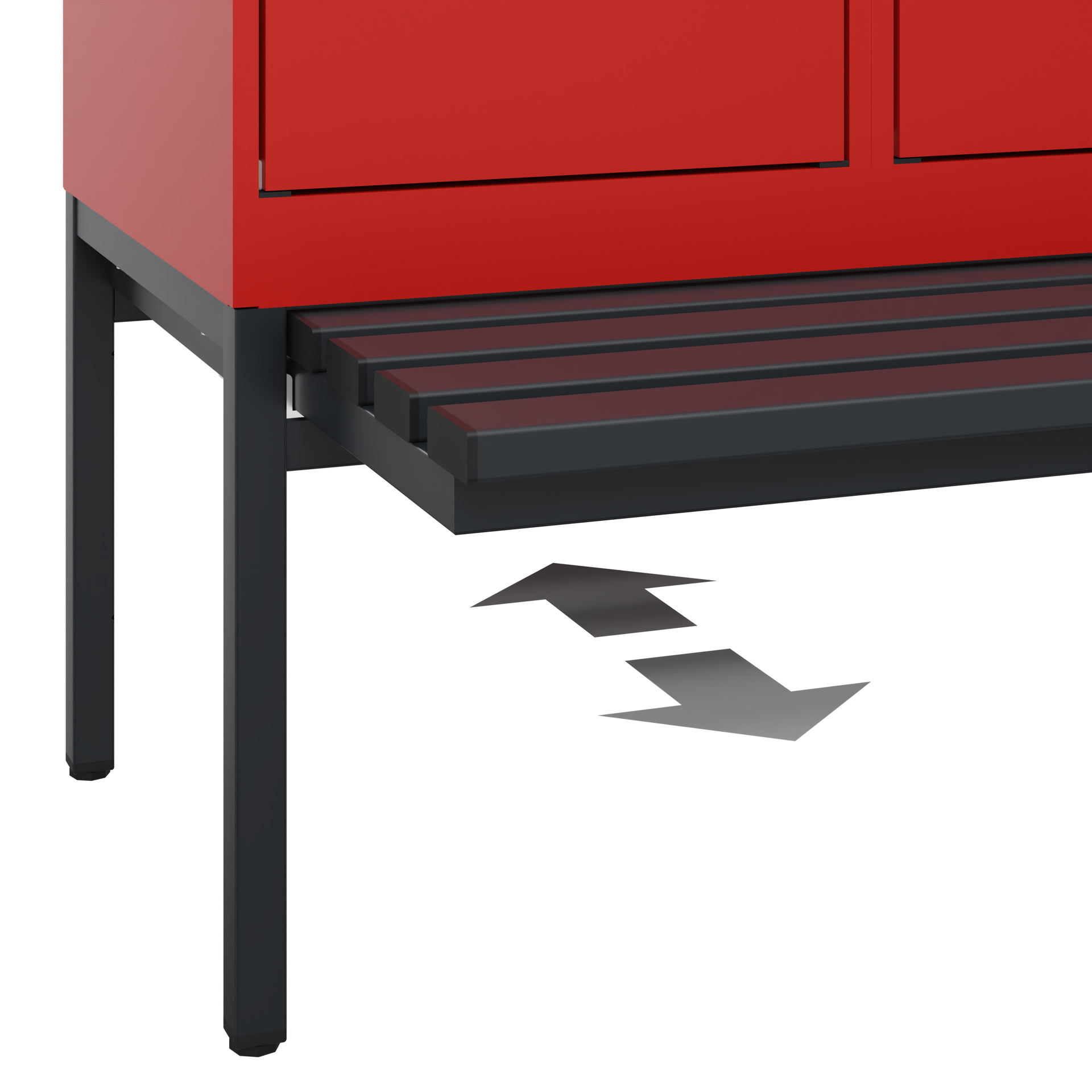 C+P Spind Evolo PLUS, Bank, 1 Abteil, 2120x400x815mm