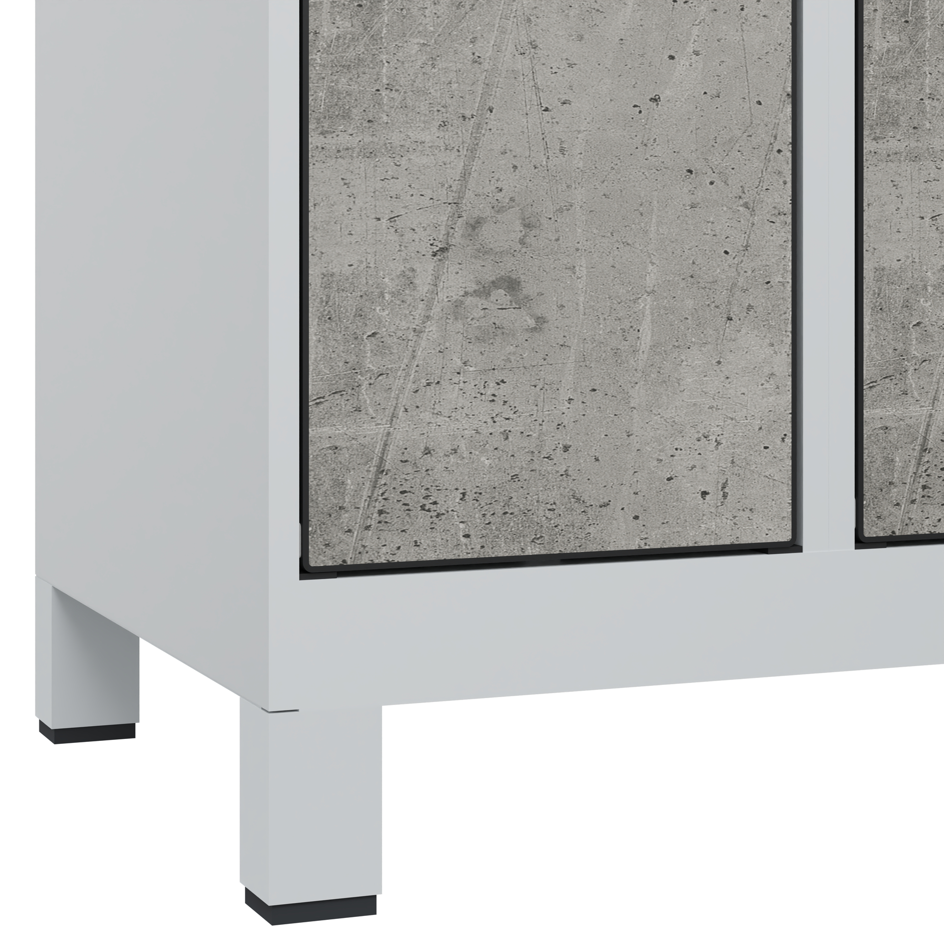 C+P Schlie�fachschrank Evolo PLUS, F��e, 5 F�cher, 1950x300x500mm