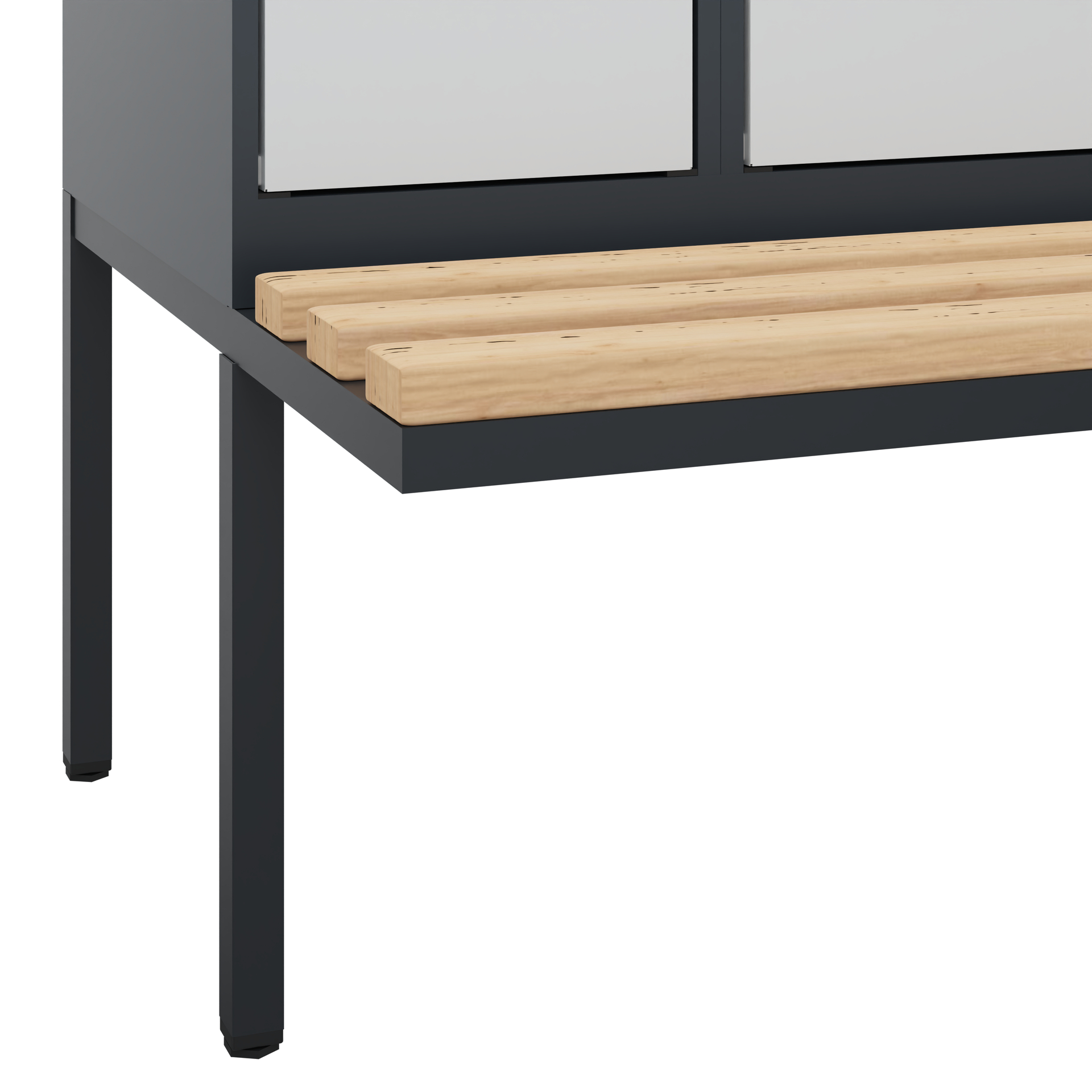 C+P Spind Evolo PLUS, Bank, 4 Abteile, 2120x1200x8