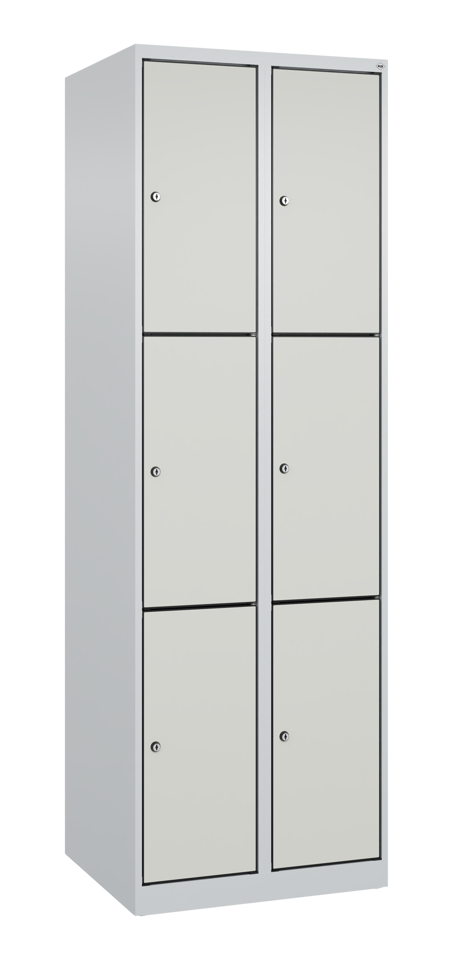 C+P Schlie�fachschrank Evolo PLUS, 6 F�cher, 1850x600x500mm