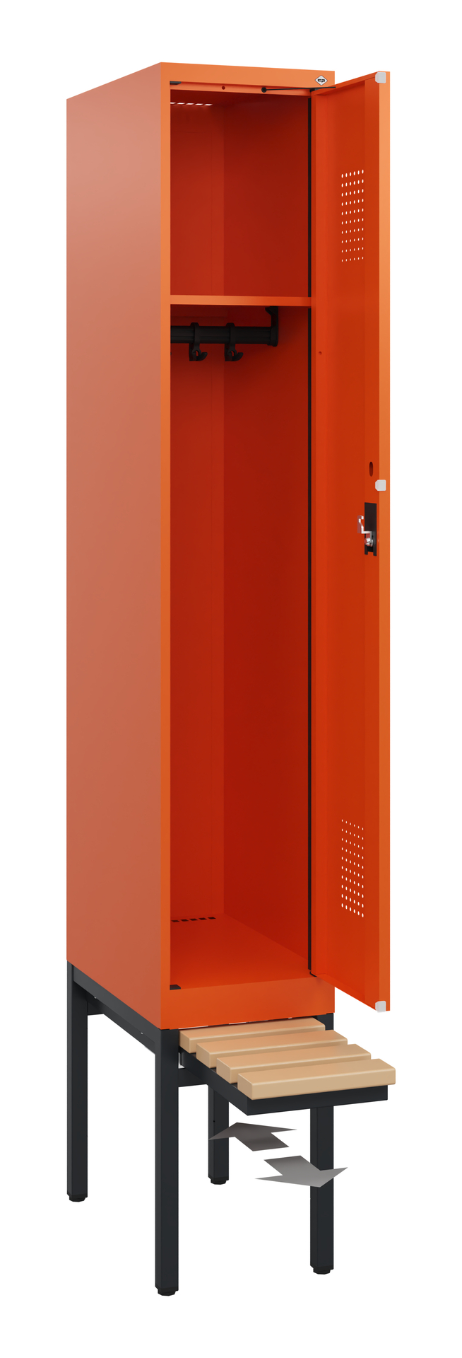 C+P Spind Evolo PLUS, Bank, 1 Abteil, 1950x300x815mm