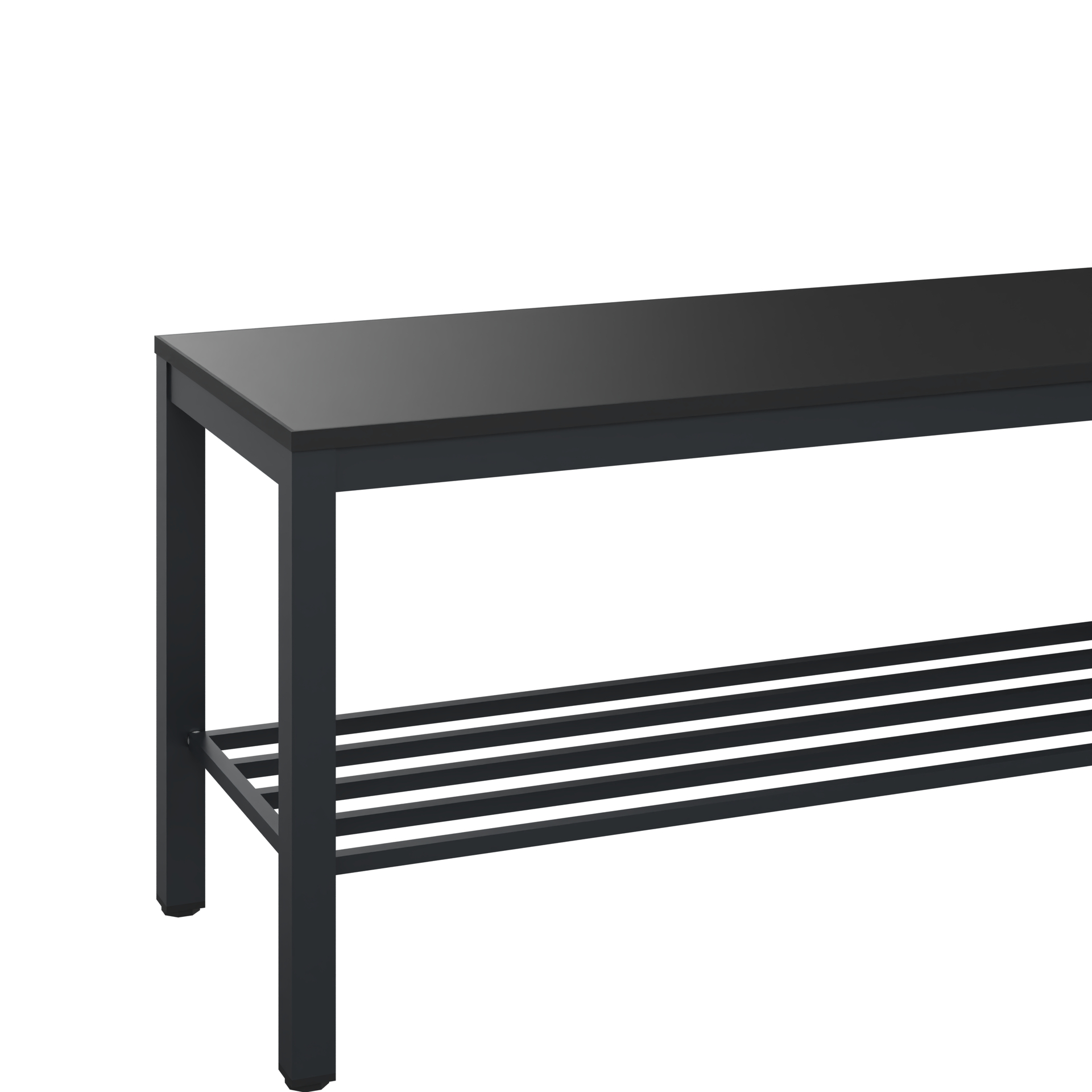 C+P Sitzbank Solid HPL, 438x1000x358mm, 7021/VK008