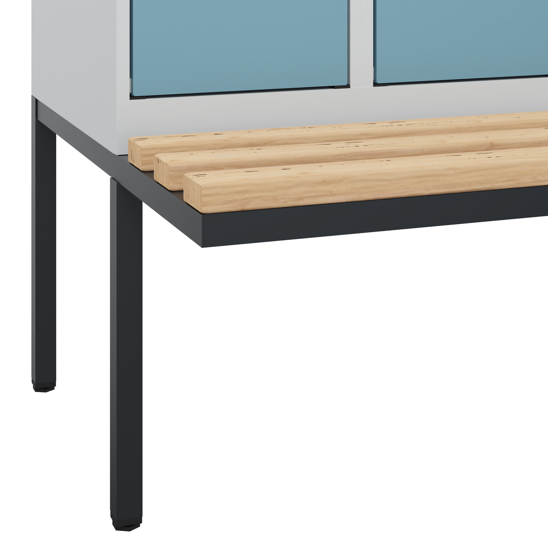 C+P Spind Evolo PLUS, Bank, 2 Abteil, 2120x600x815