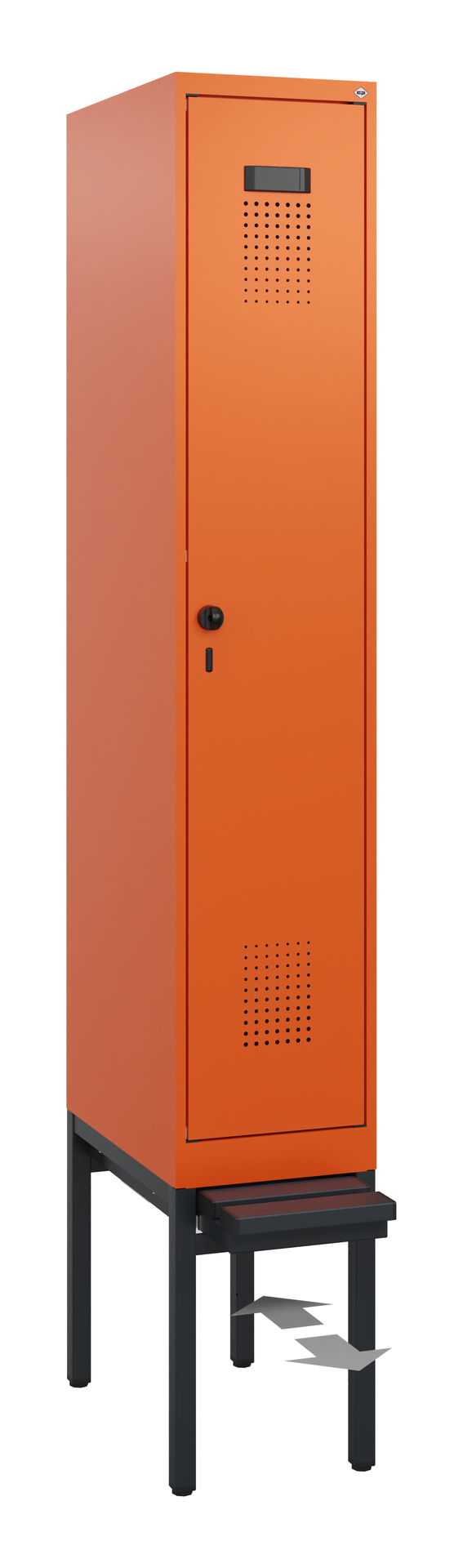 C+P Spind Evolo PLUS, Bank, 1 Abteil, 1950x300x815mm