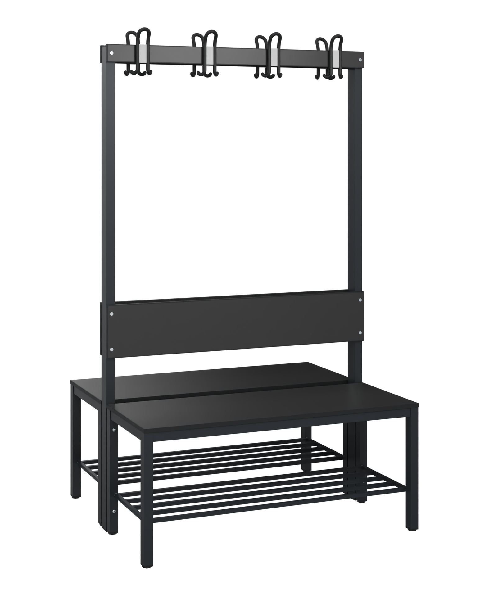 C+P Garderobenbank Solid HPL, 1716x1000x770mm, 7021/VK008