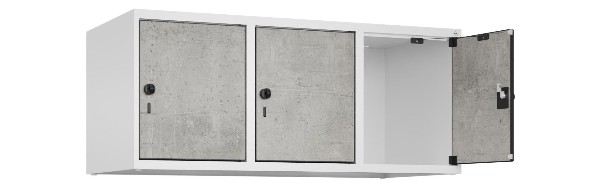 C+P Aufsatzschrank Evolo PLUS, 3 Abteile, 500x1200x500mm