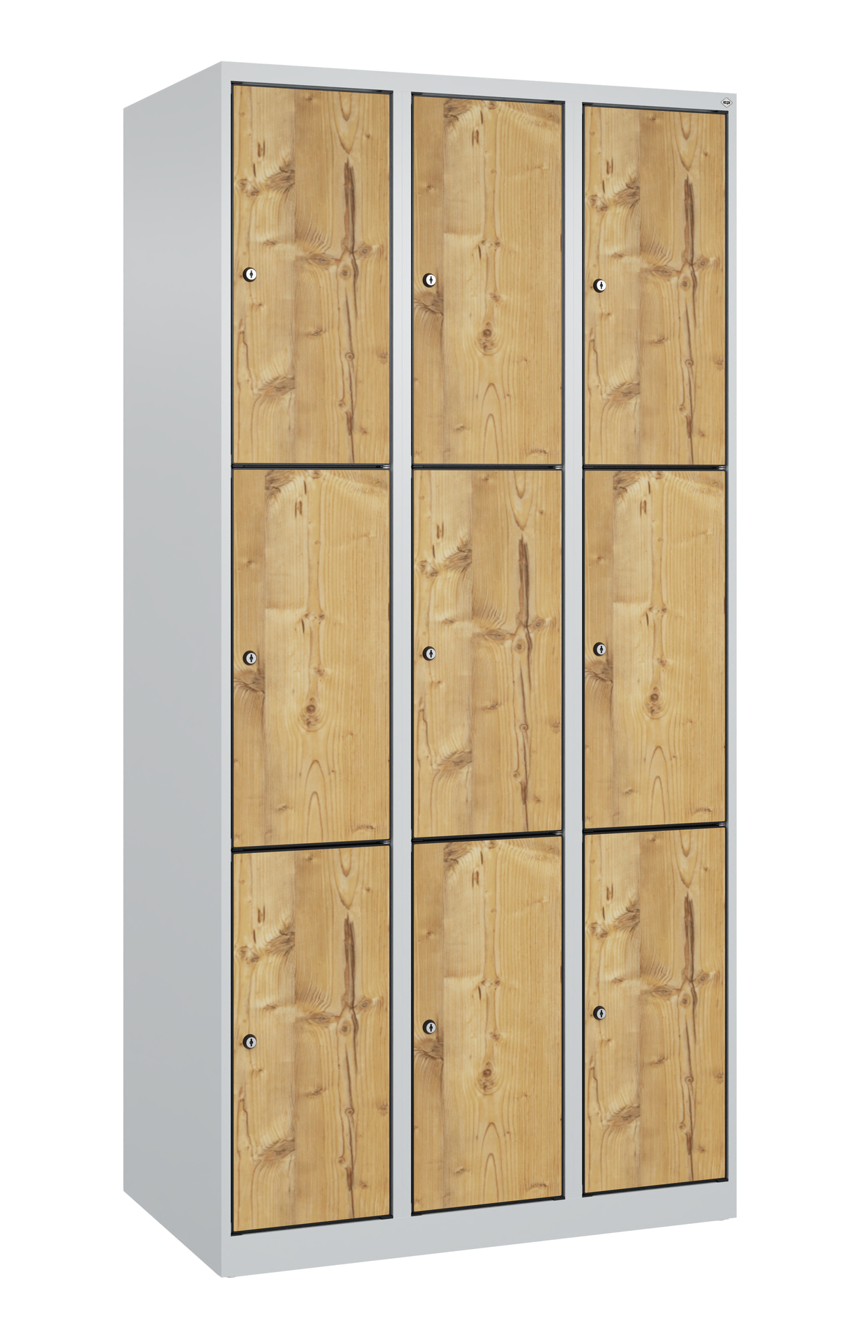 C+P Schlie�fachschrank Evolo PLUS, 9 F�cher, 1850x900x500mm