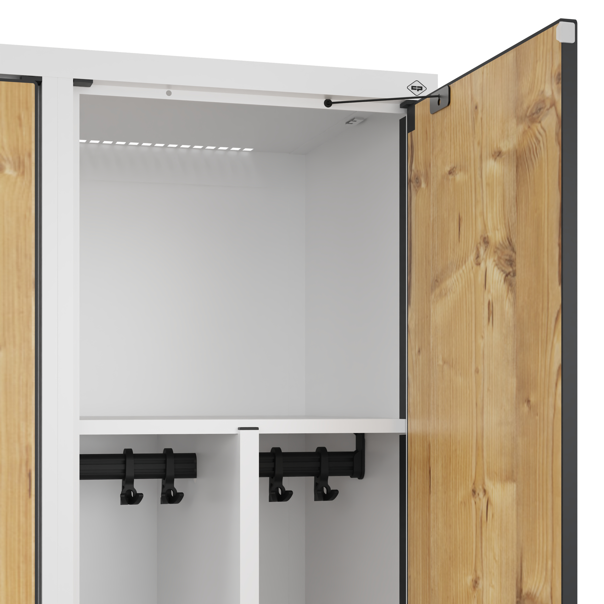 C+P Spind Evolo PLUS, F��e, 1 Abteil, 1950x400x500mm