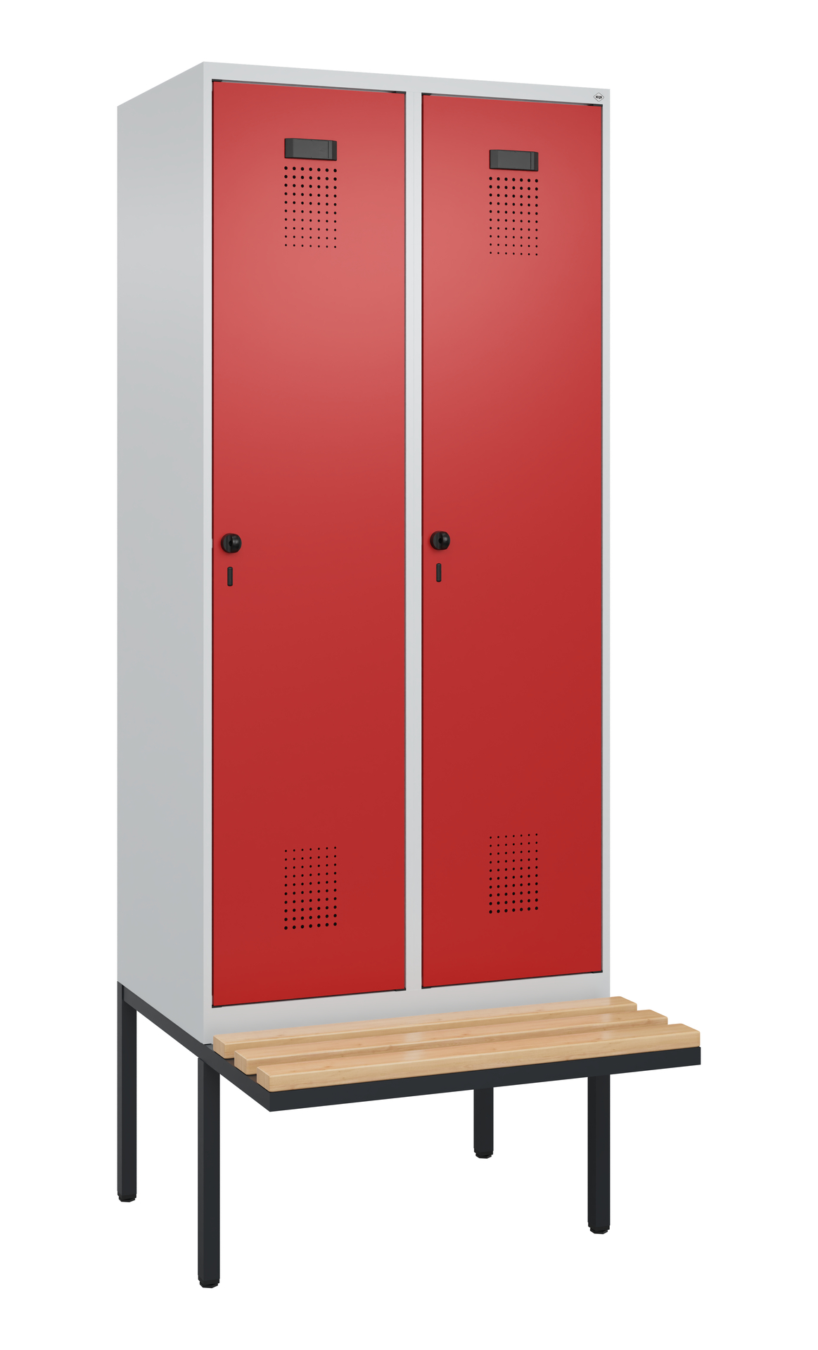 C+P Spind Evolo PLUS, Bank, 2 Abteile, 2120x800x81