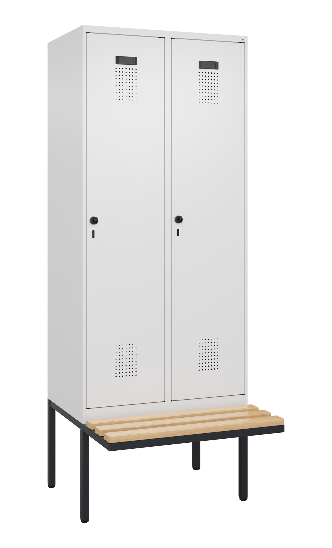 C+P Spind Evolo PLUS, Bank, 2 Abteile, 2120x800x81