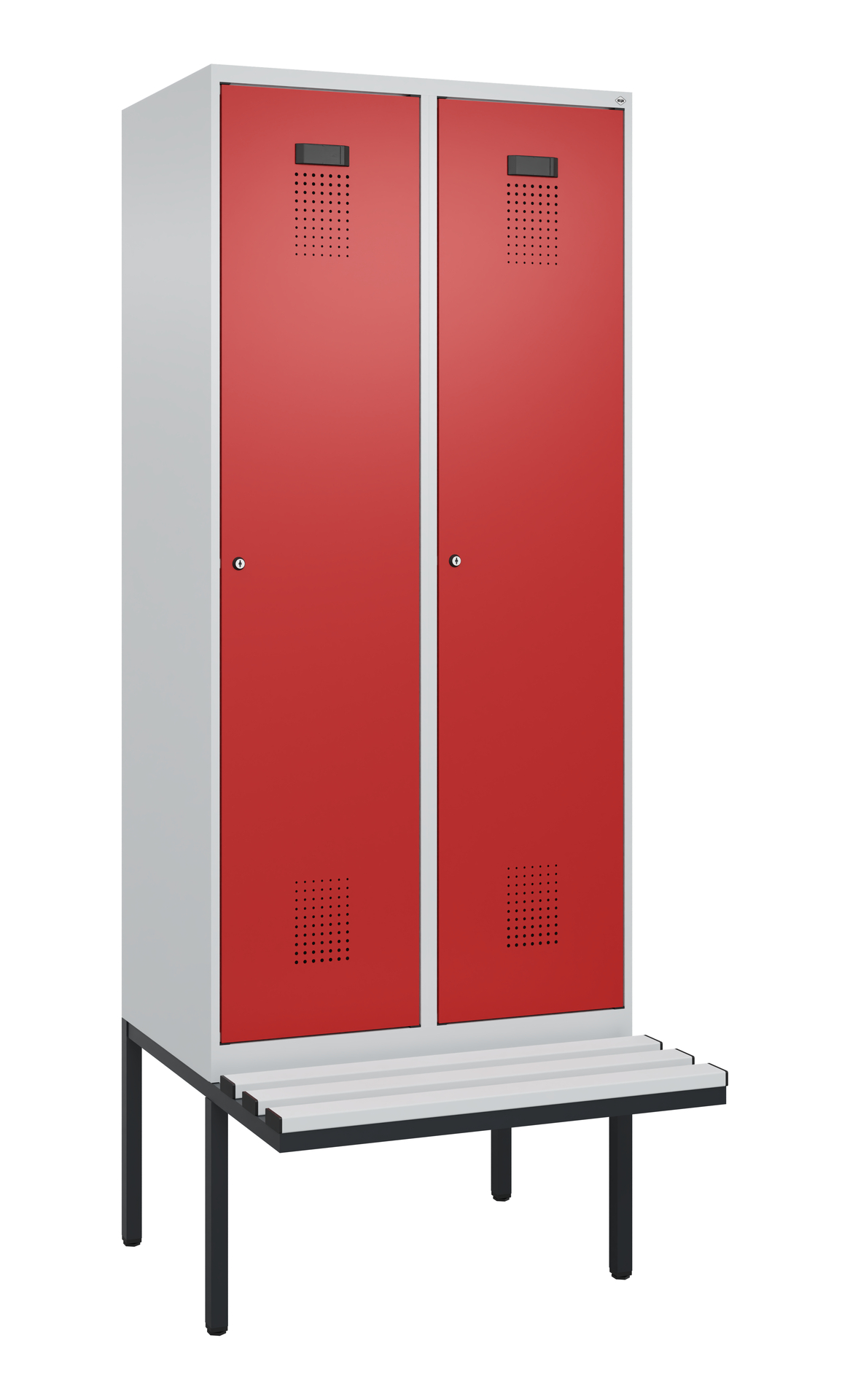 C+P Spind Evolo PLUS, Bank, 2 Abteile, 2120x800x81