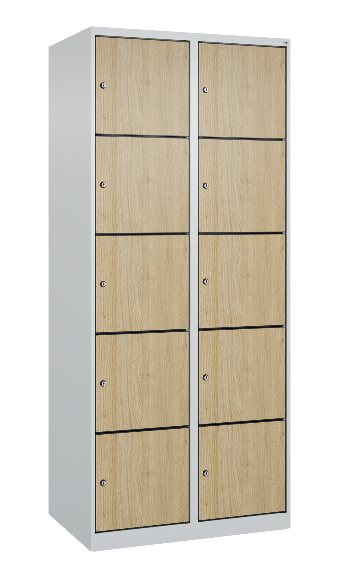 C+P Schlie�fachschrank Evolo PLUS, 10 F�cher, 1850x800x500mm