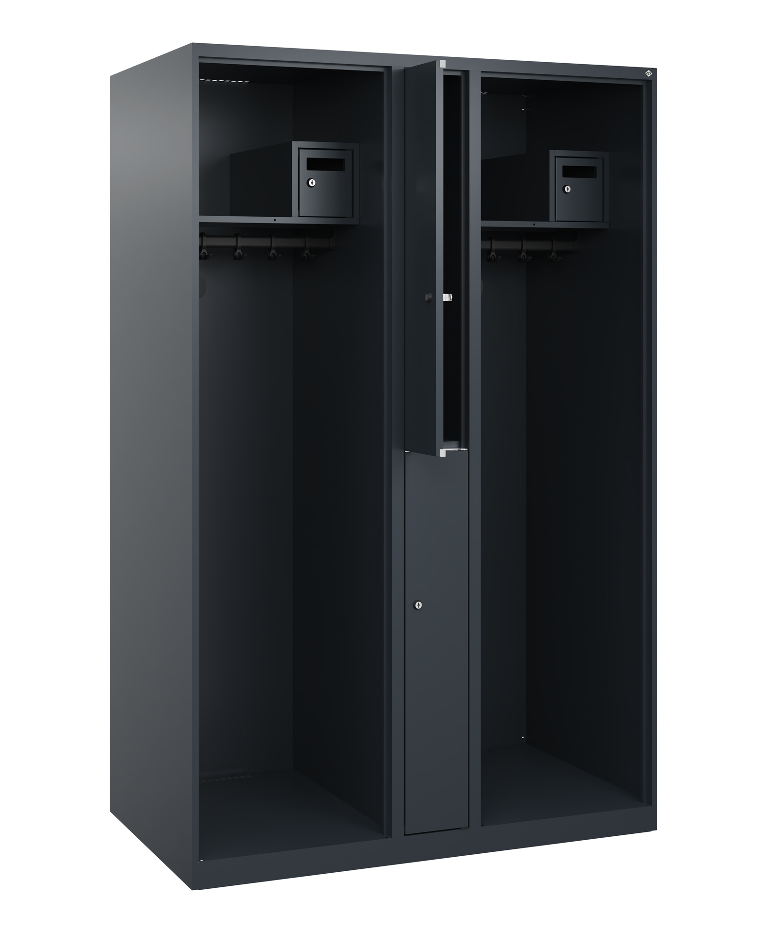 C+P Feuerwehrspind Maxi, 2 Fächer, 1850x1200x600mm