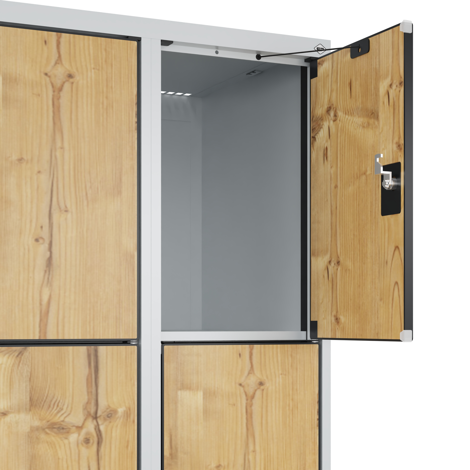 C+P Schlie�fachschrank Evolo PLUS, F��e, 12 F�cher, 1950x900x500mm
