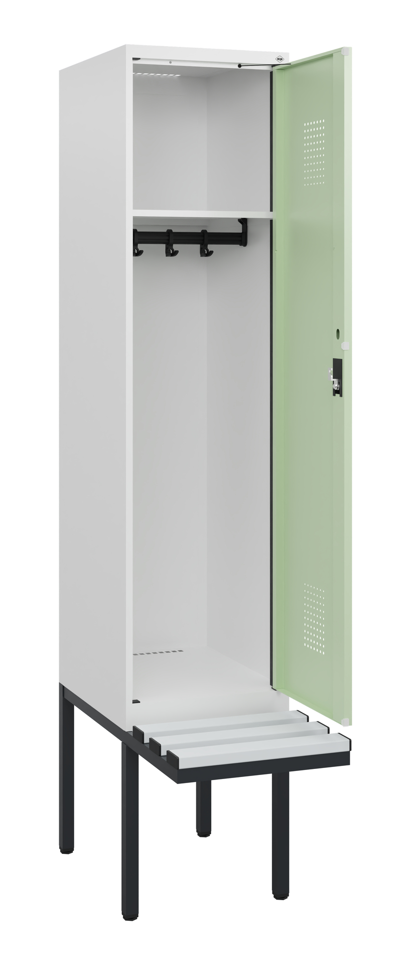 C+P Spind Evolo PLUS, Bank, 1 Abteil, 1950x400x815