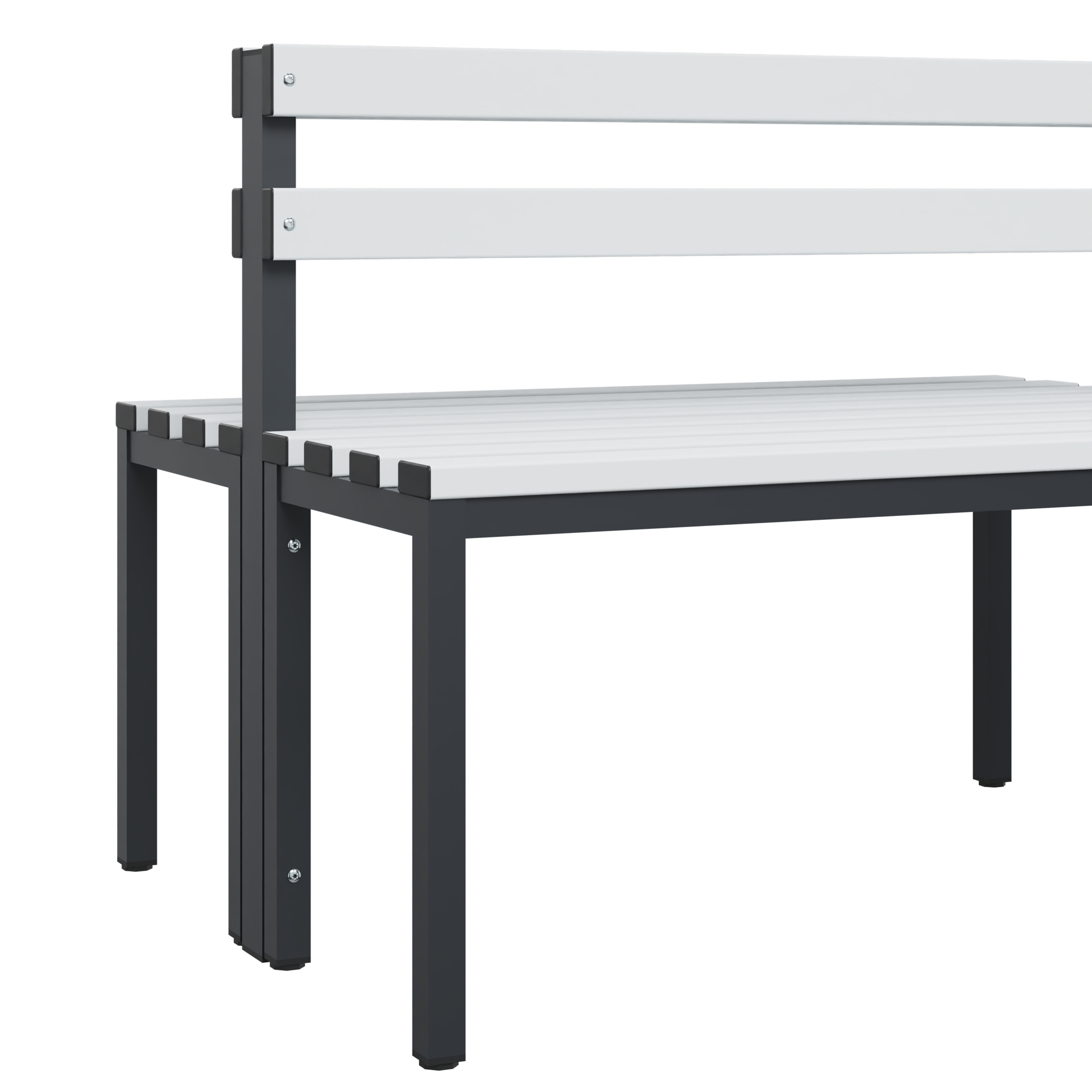 C+P Sitzbank Solid, 774x1000x770mm, 7021/Lichtgrau