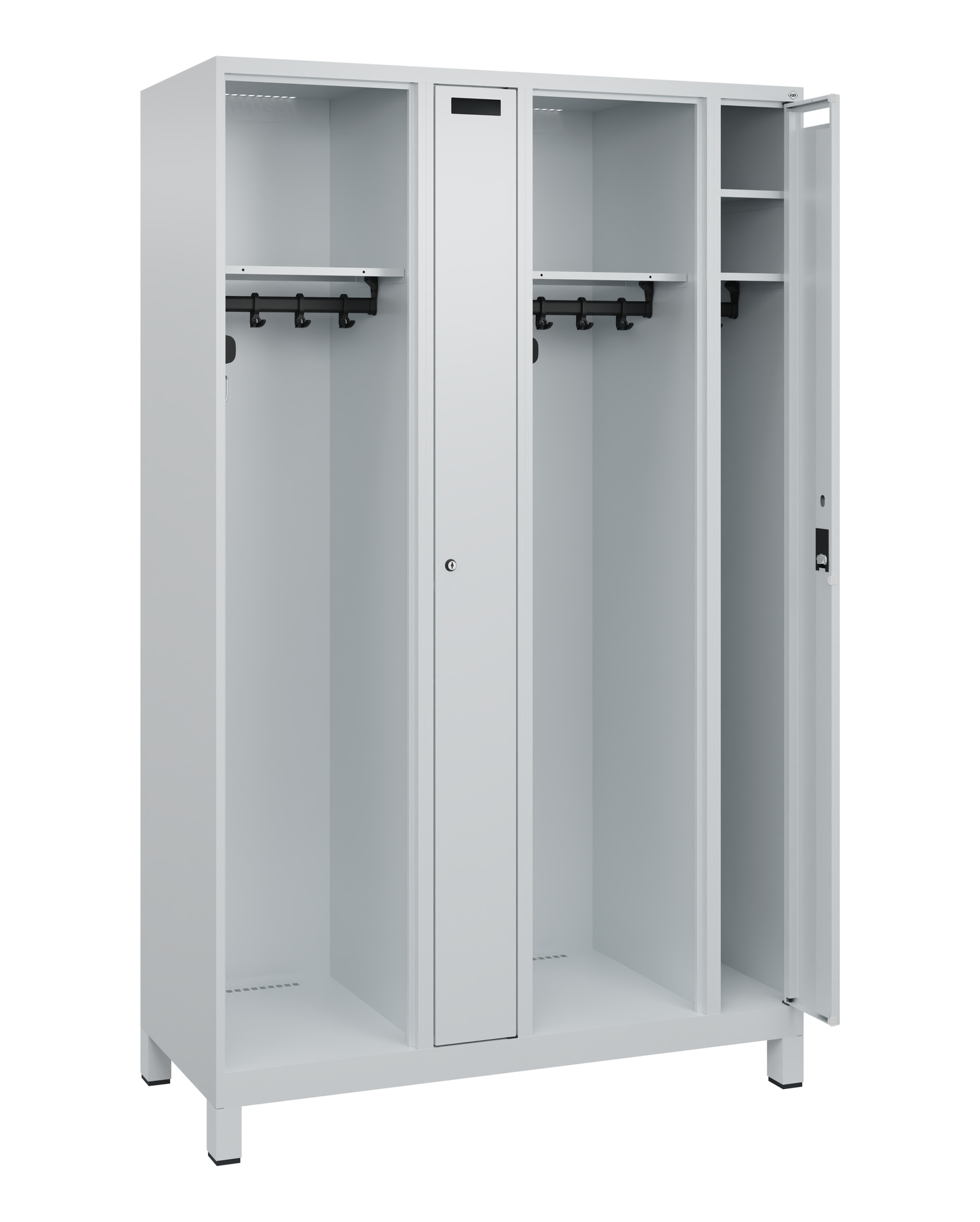 C+P Feuerwehrspind Kombi, 2 Abteile, 1850x1200x500