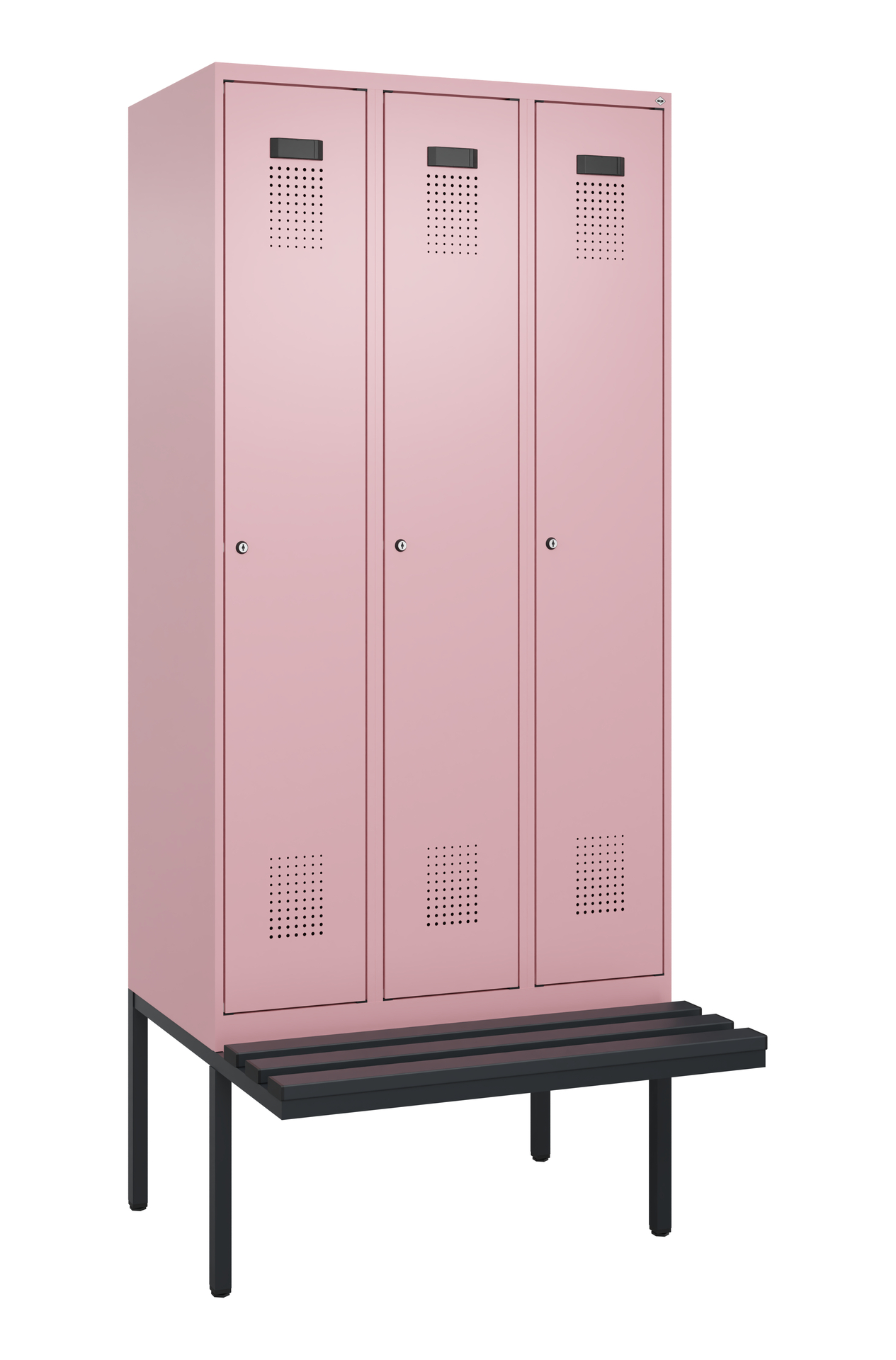 C+P Spind Evolo PLUS, Bank, 3 Abteile, 2120x900x81