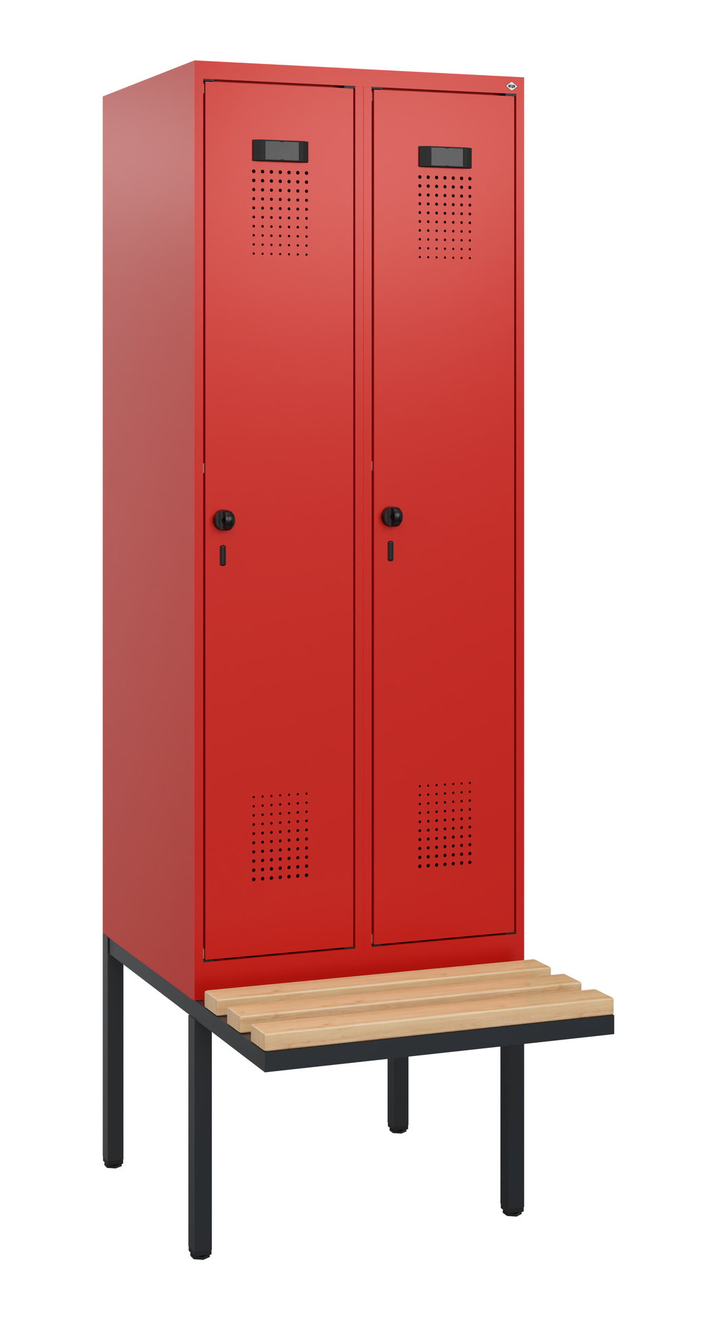 C+P Spind Evolo PLUS, Bank, 2 Abteile, 1950x600x81