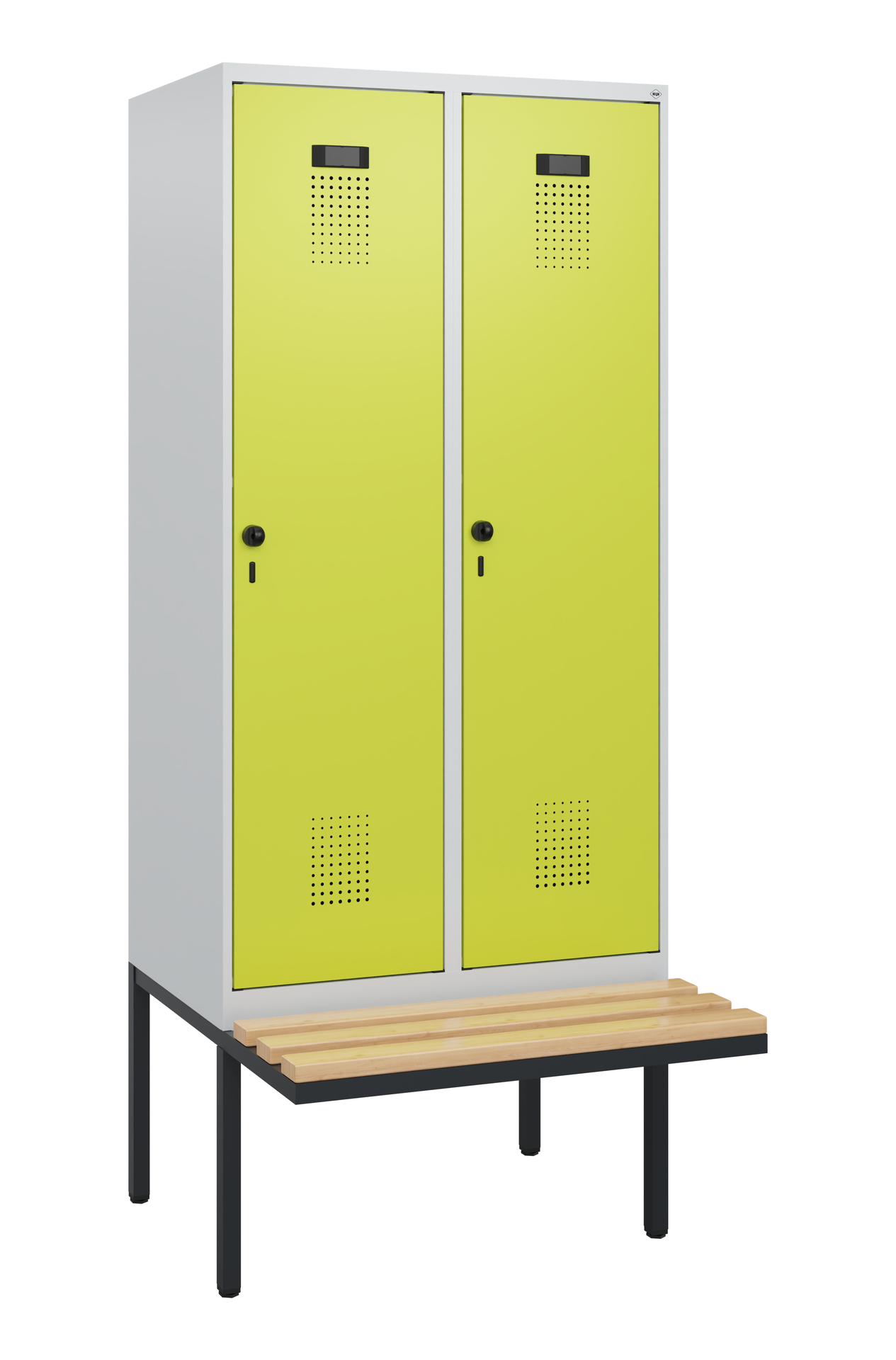 C+P Spind Evolo PLUS, Bank, 2 Abteile, 1950x800x81
