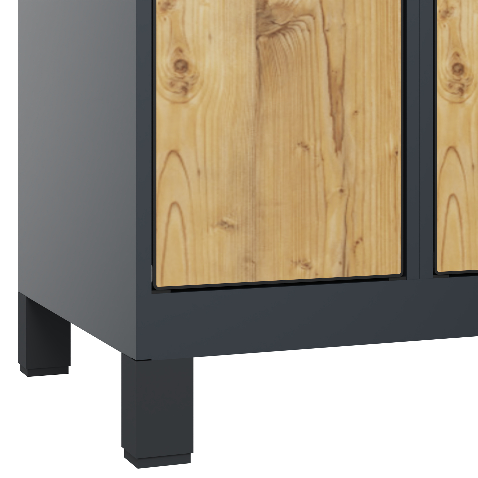 C+P Schlie�fachschrank Evolo PLUS, F��e, 10 F�cher, 1950x600x500mm