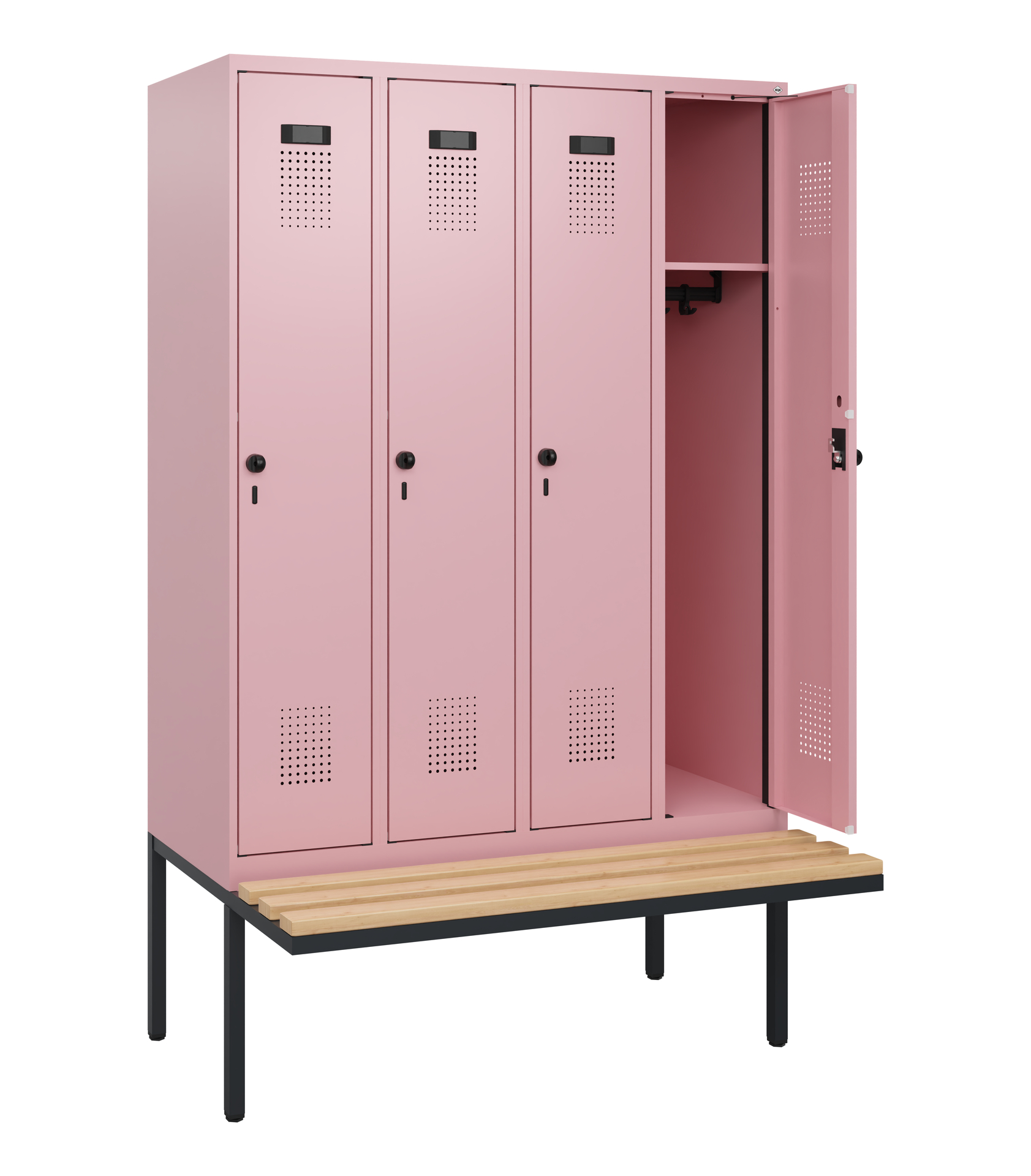 C+P Spind Evolo PLUS, Bank, 4 Abteile, 1950x1200x8