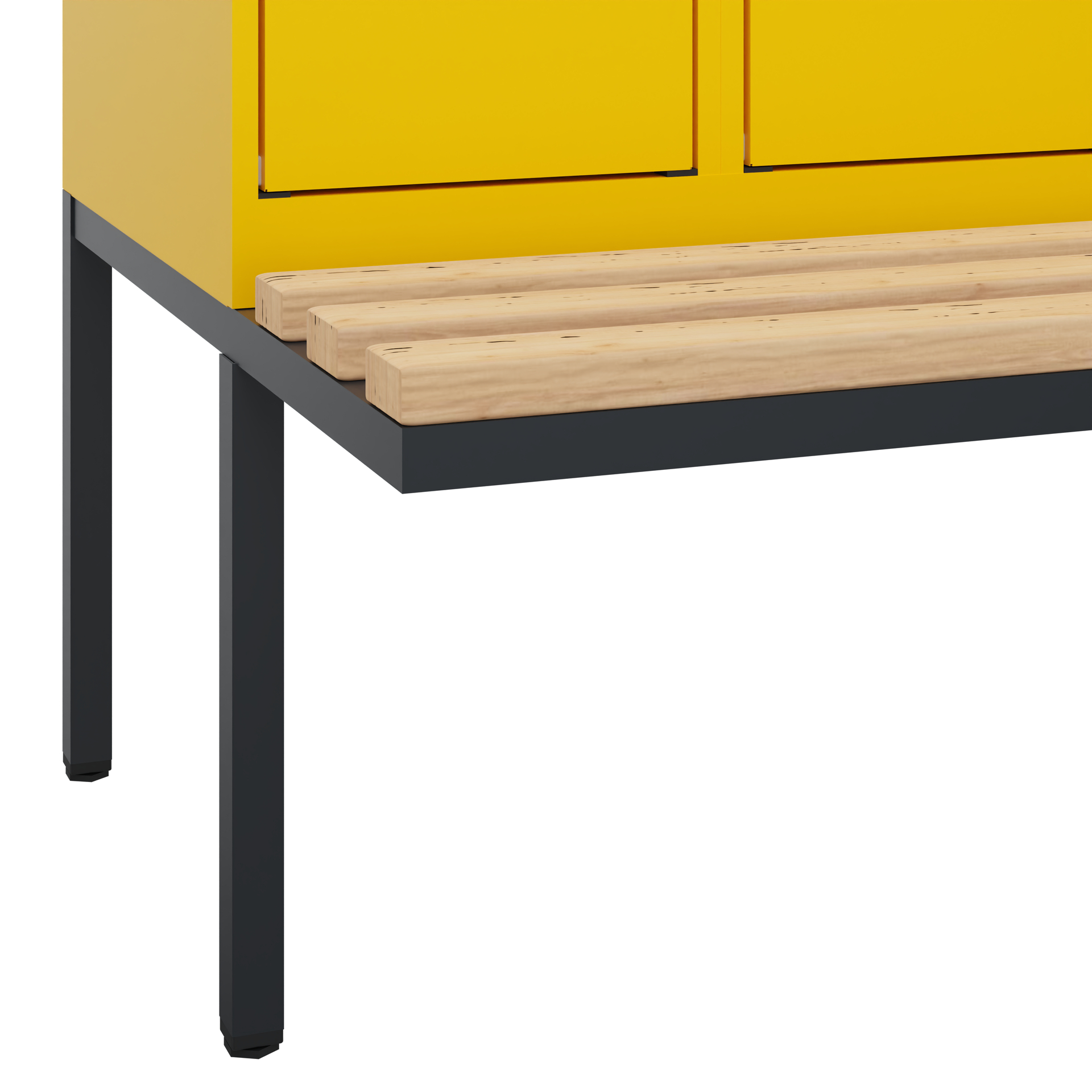 C+P Spind Evolo PLUS, Bank, 3 Abteile, 2120x900x81