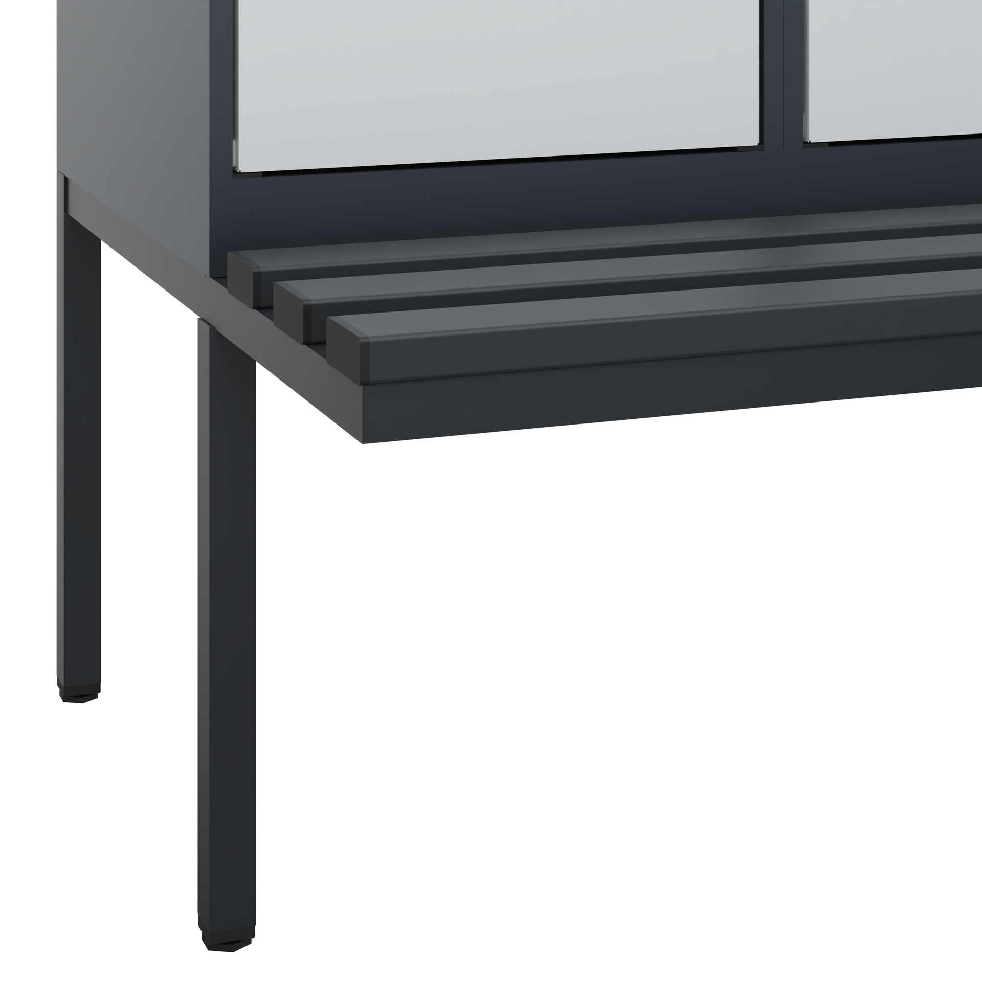 C+P Spind Evolo PLUS, Bank, 3 Abteile, 1950x1200x8