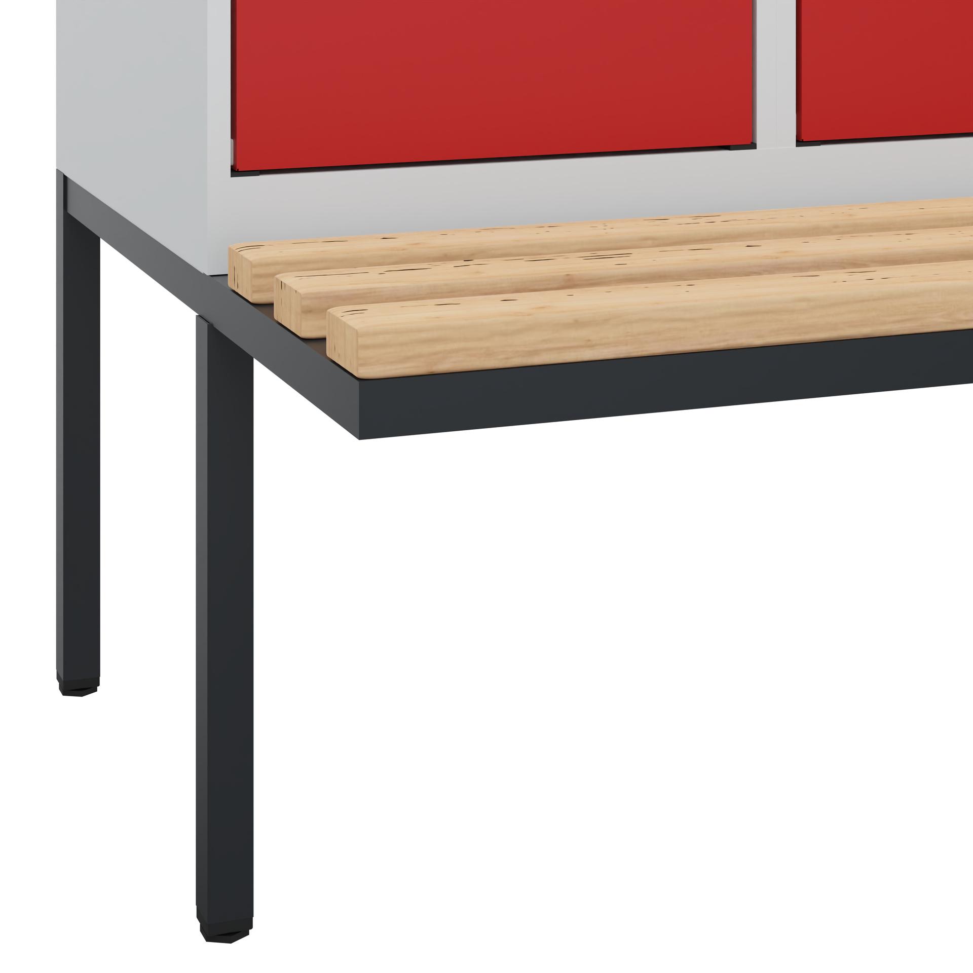 C+P Spind Evolo PLUS, Bank, 2 Abteile, 2120x800x81