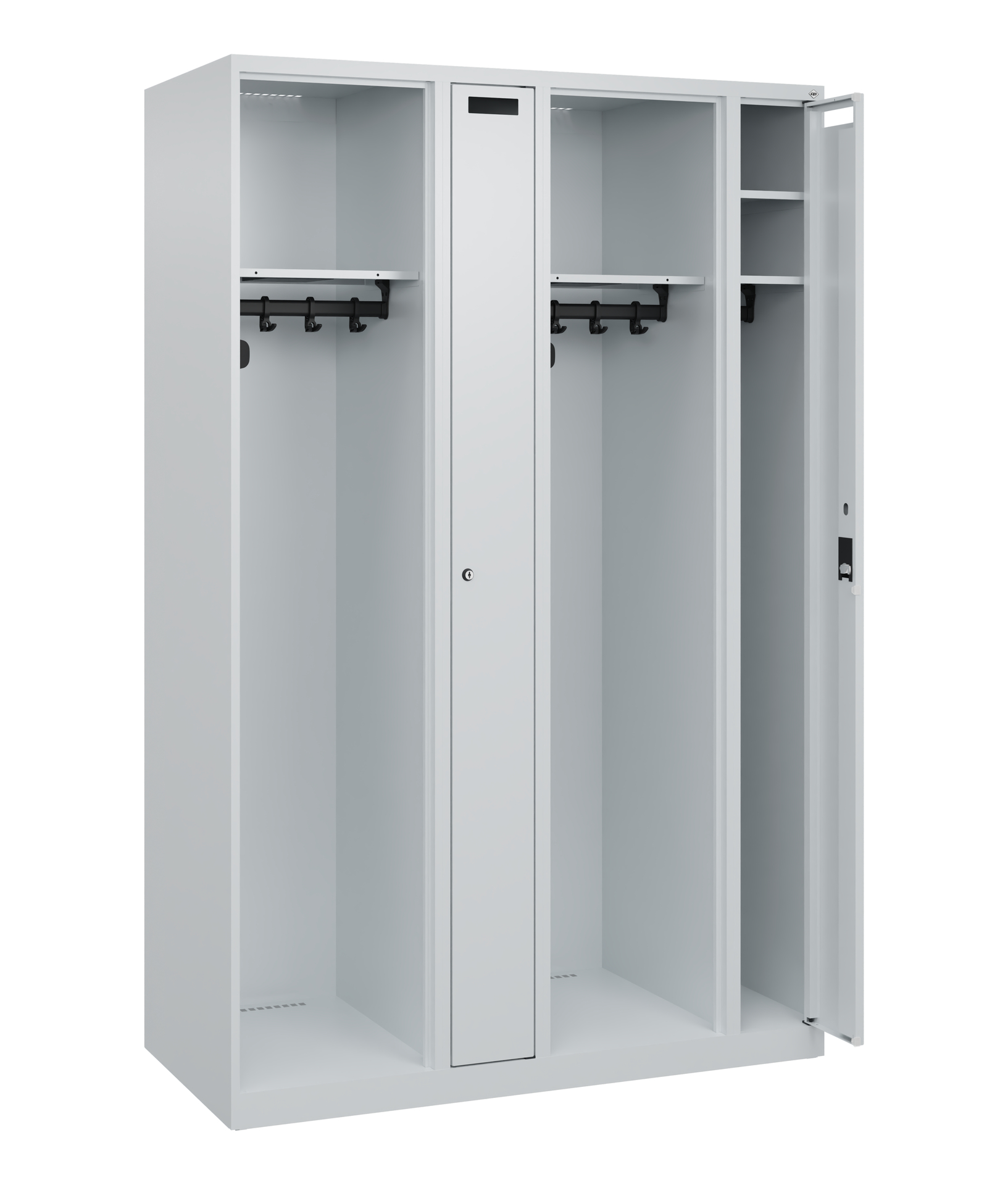 C+P Feuerwehrspind Kombi, 2 Abteile, 1850x1200x500