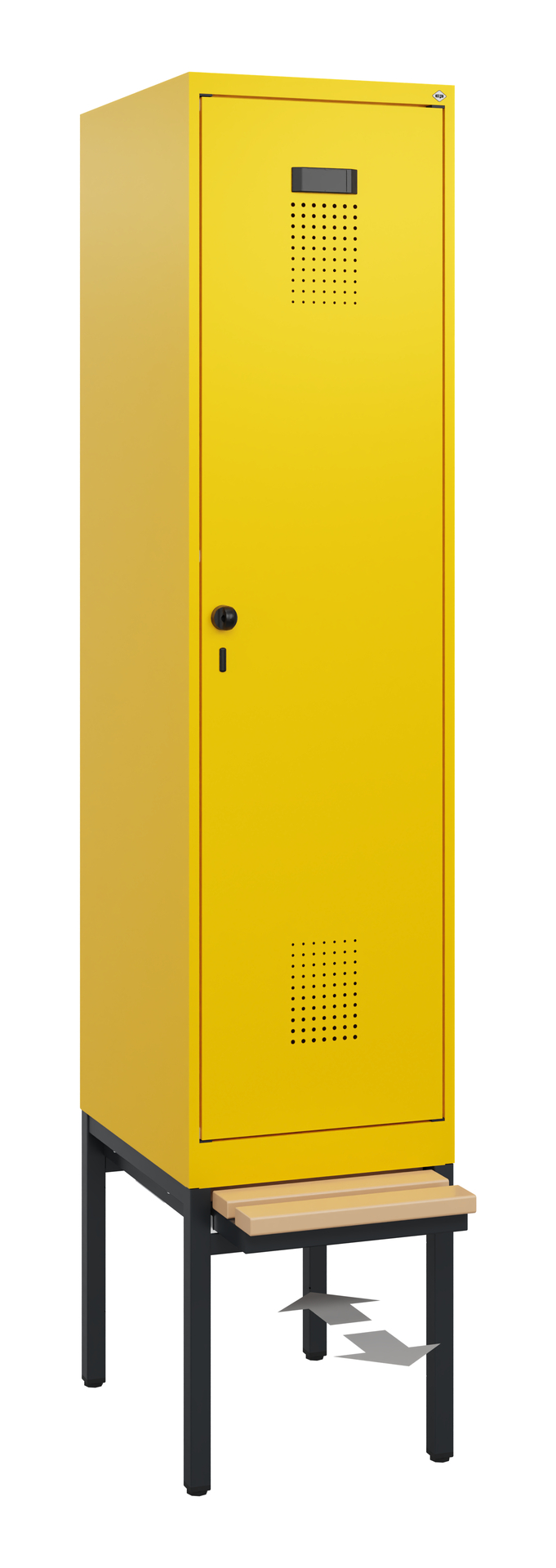 C+P Spind Evolo PLUS, Bank, 1 Abteil, 1950x400x815mm