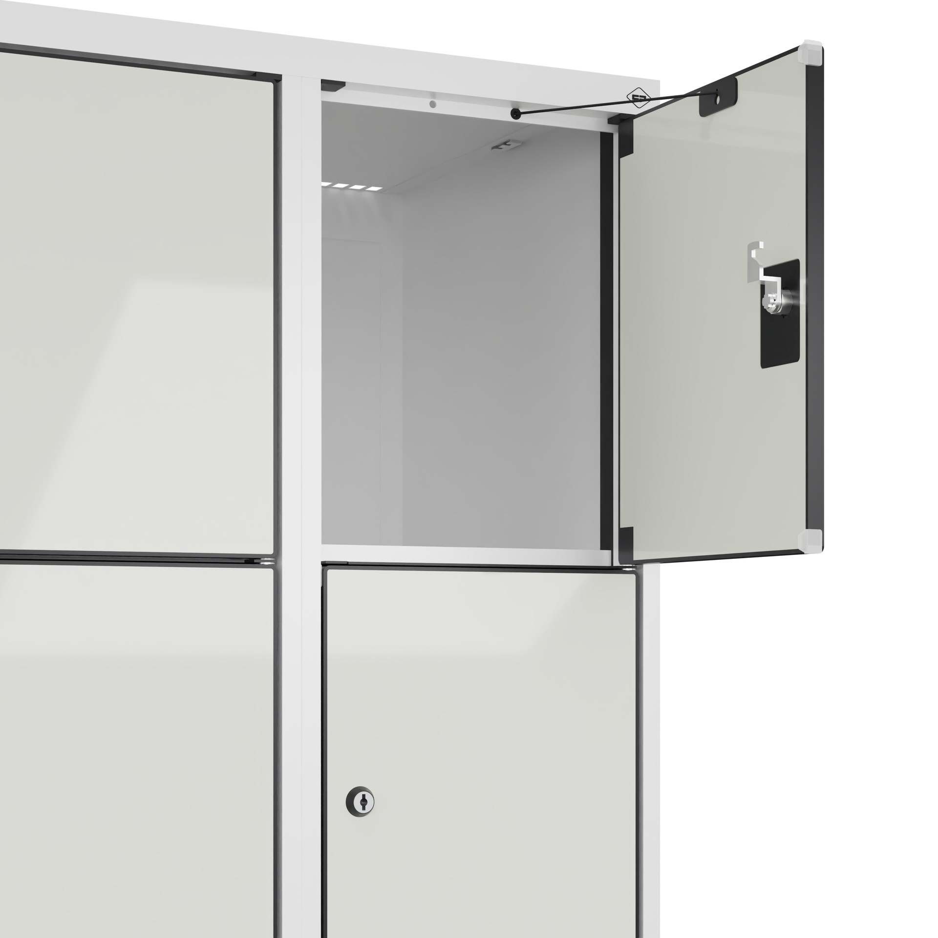 C+P Schlie�fachschrank Evolo PLUS, 15 F�cher, 1850x900x500mm