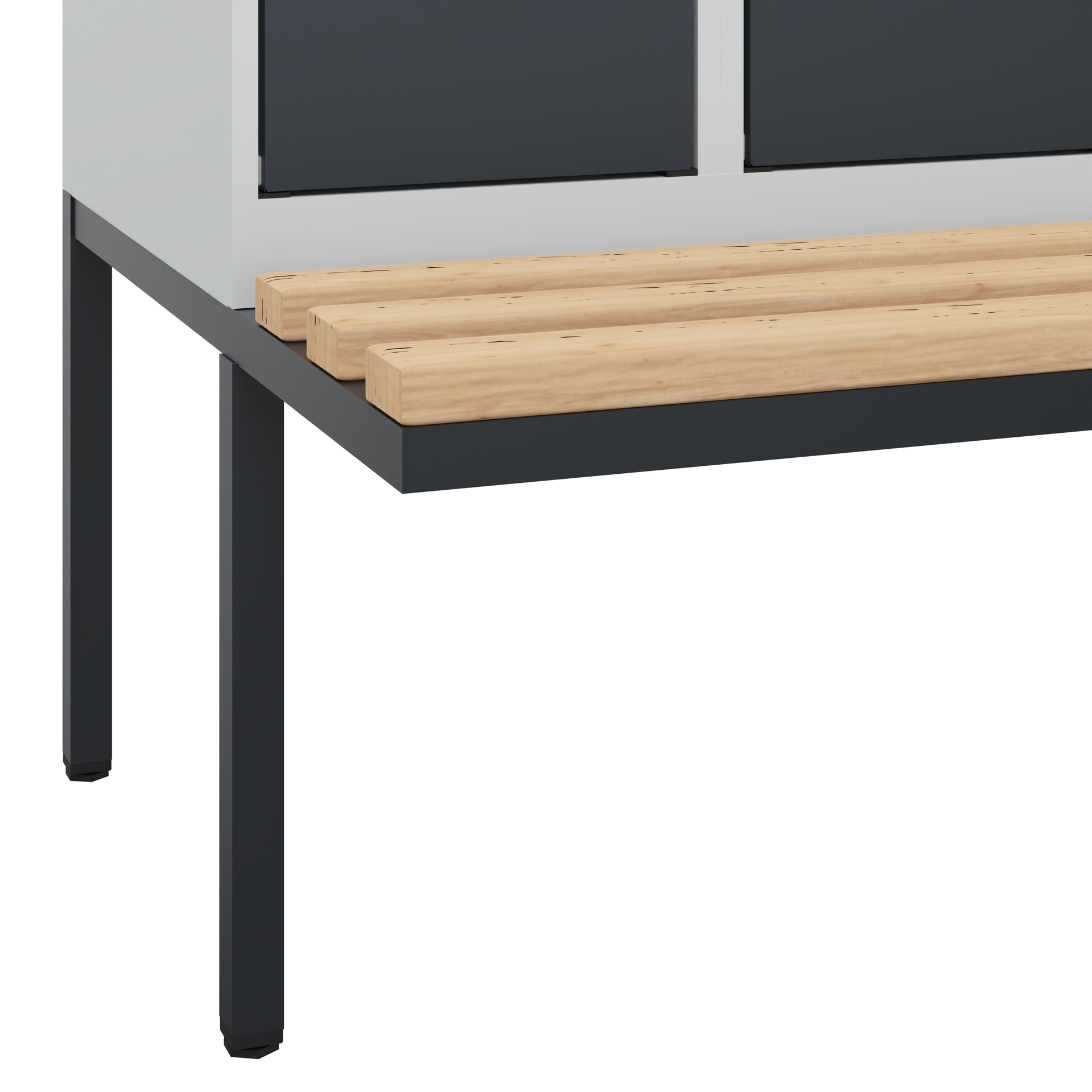 C+P Spind Evolo PLUS, Bank, 2 Abteile, 1950x600x81