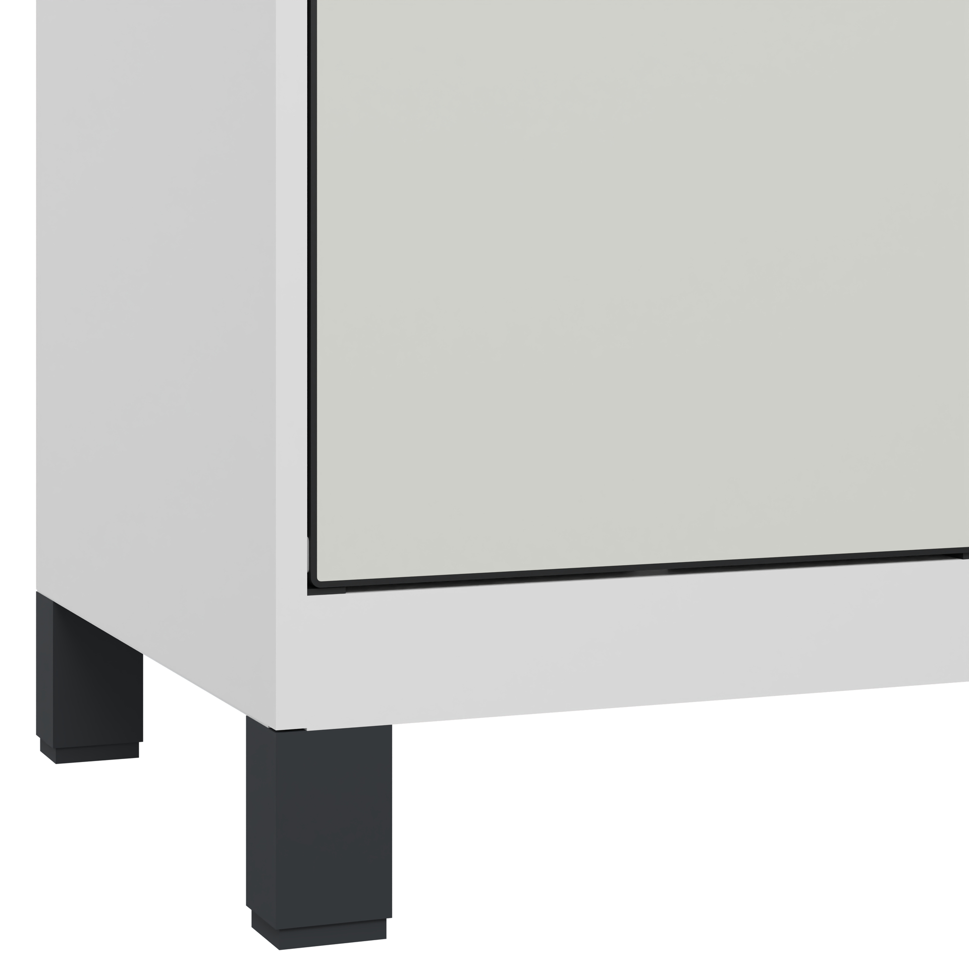 C+P Doppelst�ckiger Spind Evolo PLUS, 2 F�cher, 1950x400x500mm