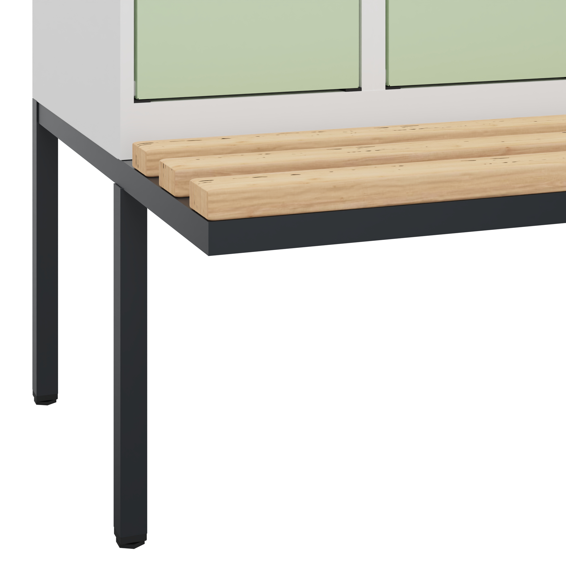 C+P Spind Evolo PLUS, Bank, 2 Abteil, 2120x600x815