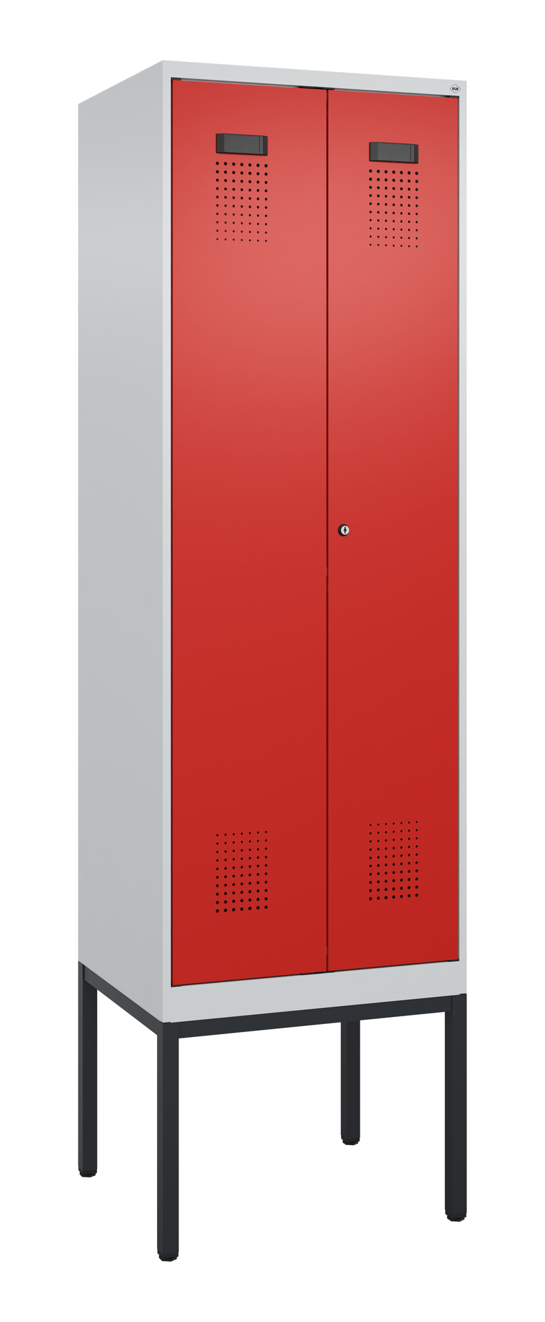 C+P PSA Doppel-Spind Evolo PLUS, Gestell, 2 Abteil