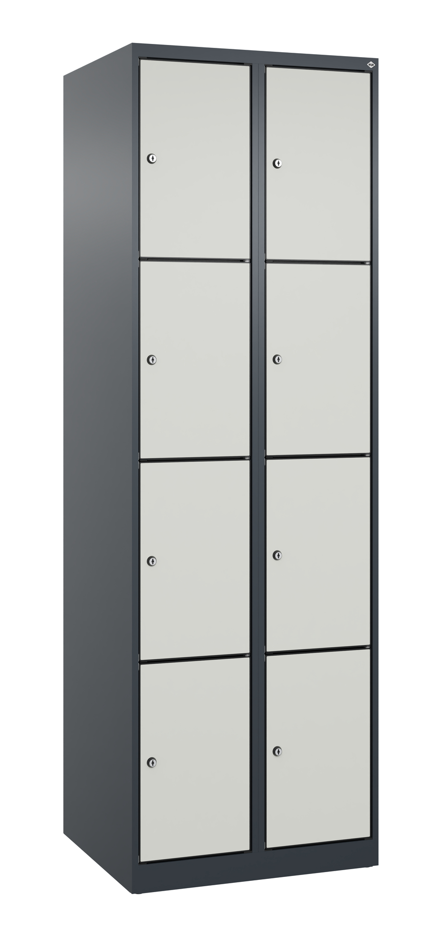 C+P Schlie�fachschrank Evolo PLUS, 8 F�cher, 1850x600x500mm