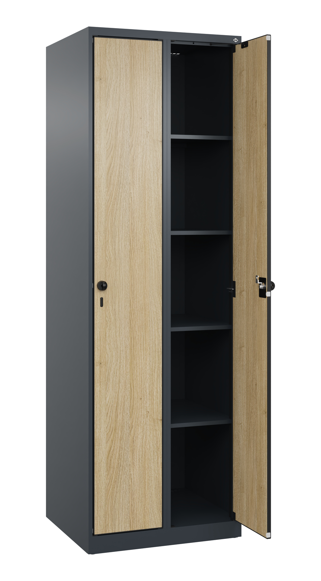 C+P Aufbewahrungsspind Evolo PLUS, 2 Abteile, 1850x600x500mm C+P Aufbewahrungsspind Evolo PLUS, 2 Abteile, 1850x600x500mm