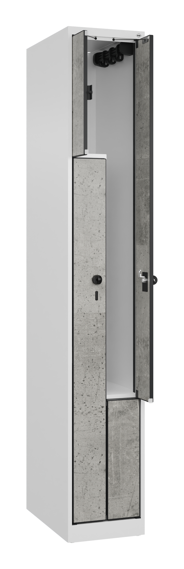 C+P Z-Spind Evolo PLUS, 2 F�cher, 1850x300x500mm C+P Z-Spind Evolo PLUS, 2 F�cher, 1850x300x500mm