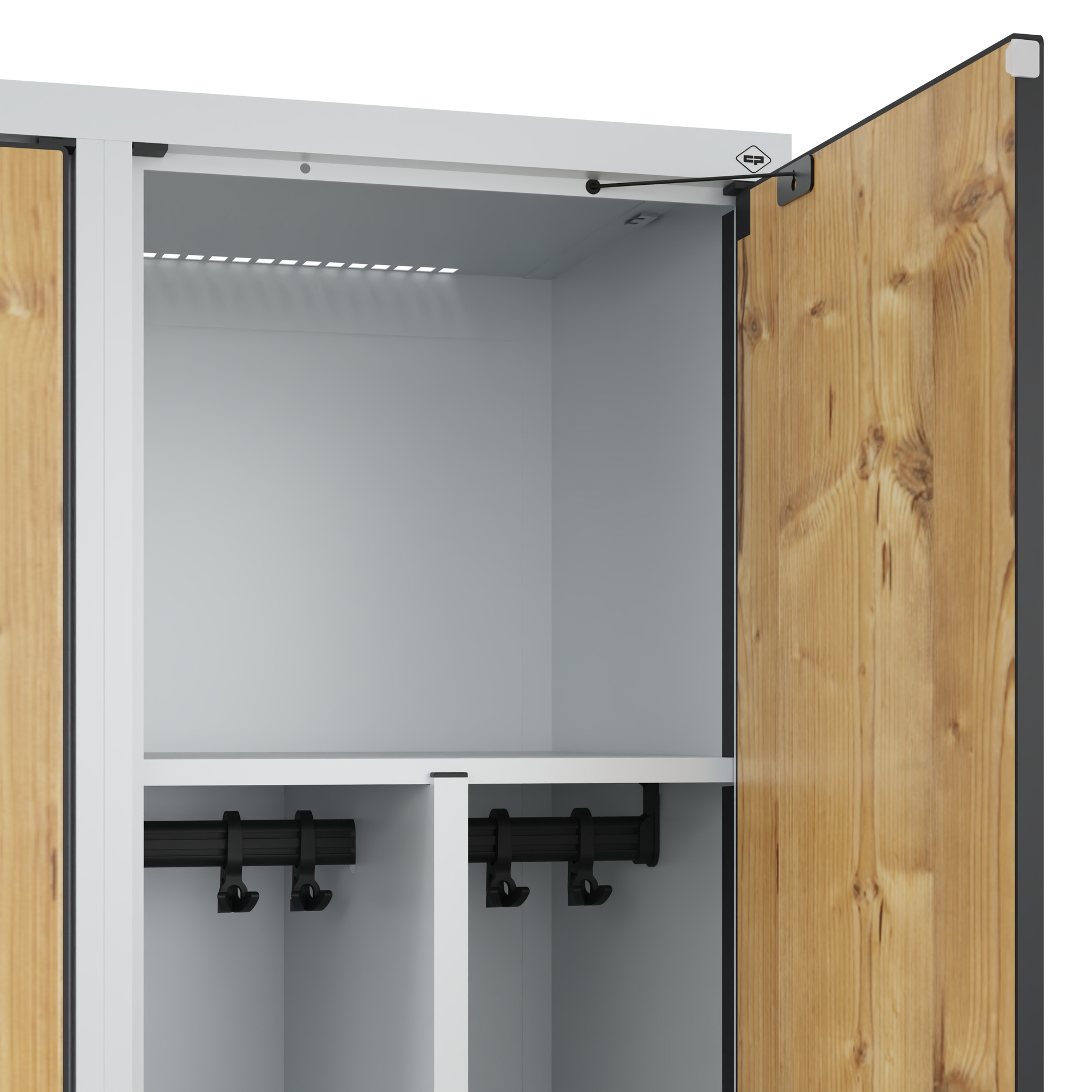 C+P Spind Evolo PLUS, 1 Abteil, 1850x400x500mm